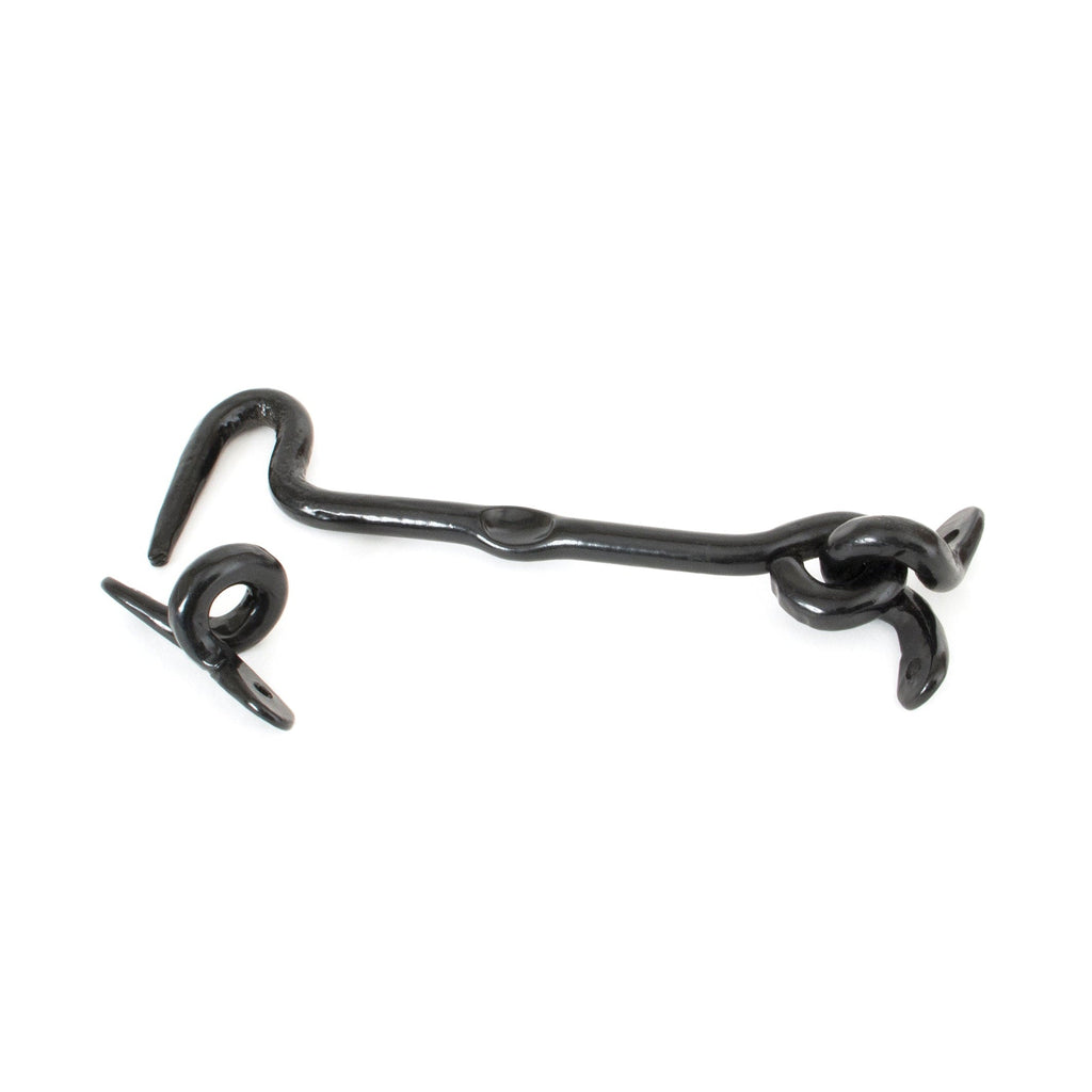 Black 6" Forged Cabin Hook | From The Anvil-Cabin Hooks-Yester Home