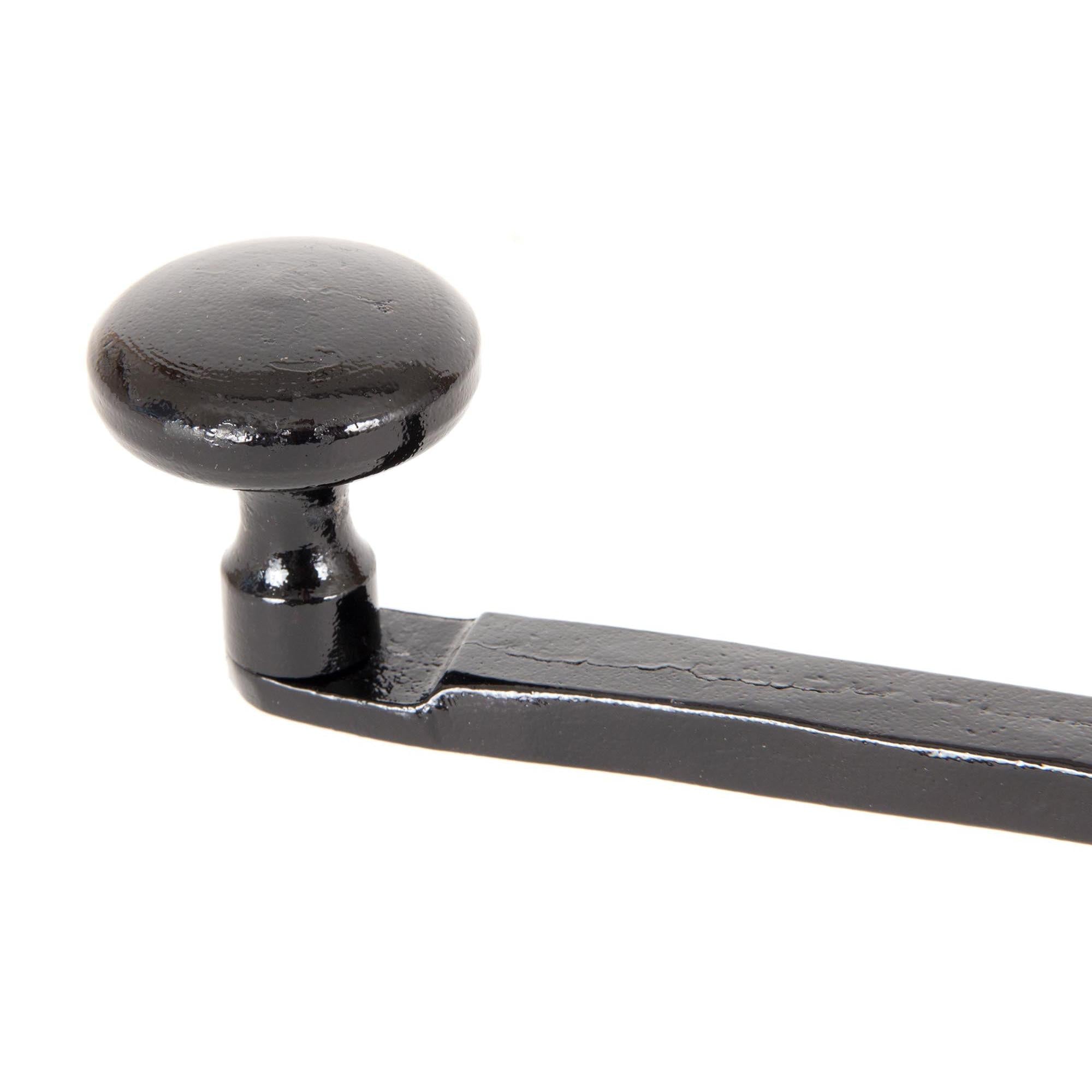 Black 6" French Door Bolt | From The Anvil - Bolts - From The Anvil - Yester Home