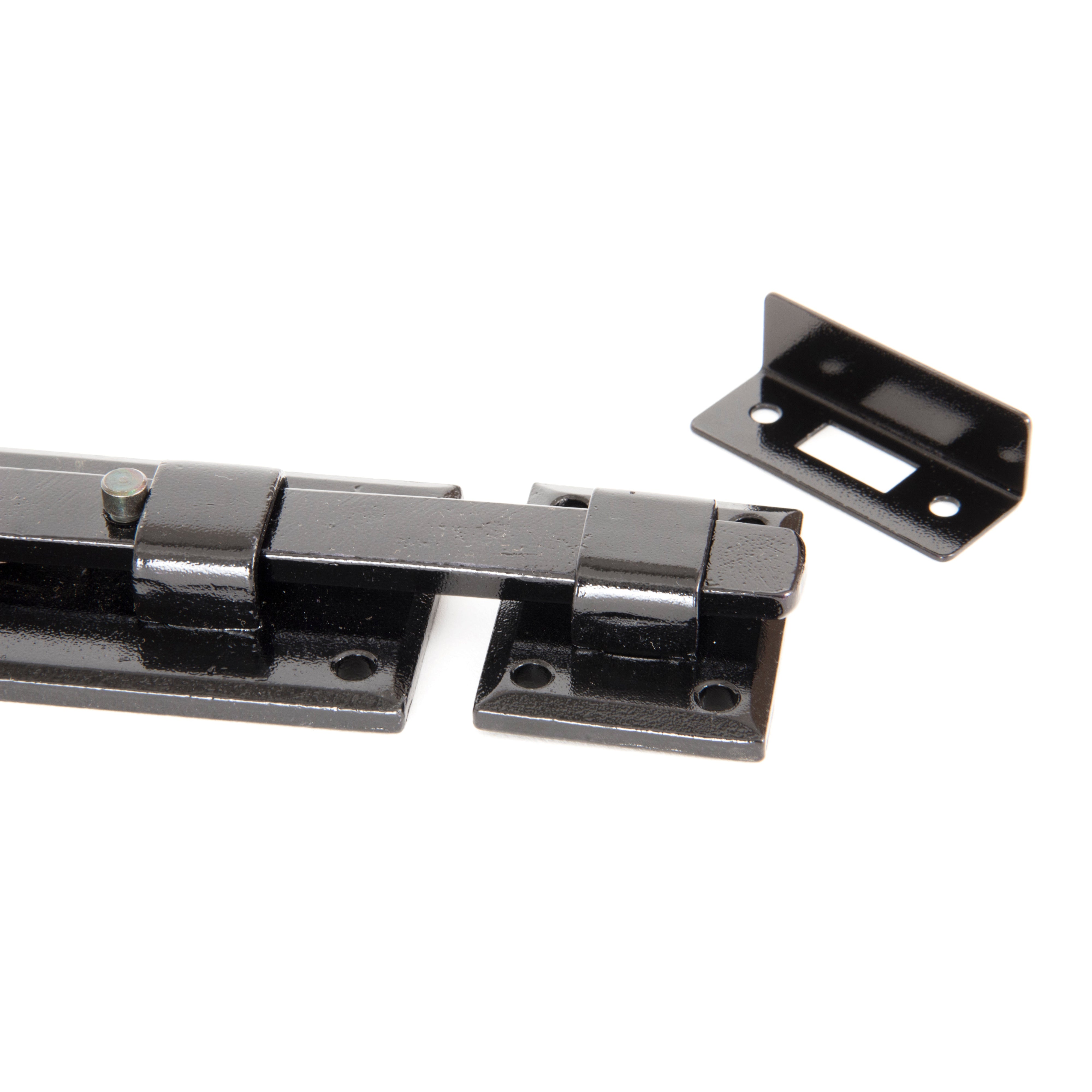 Black 6" French Door Bolt | From The Anvil-Bolts-Yester Home