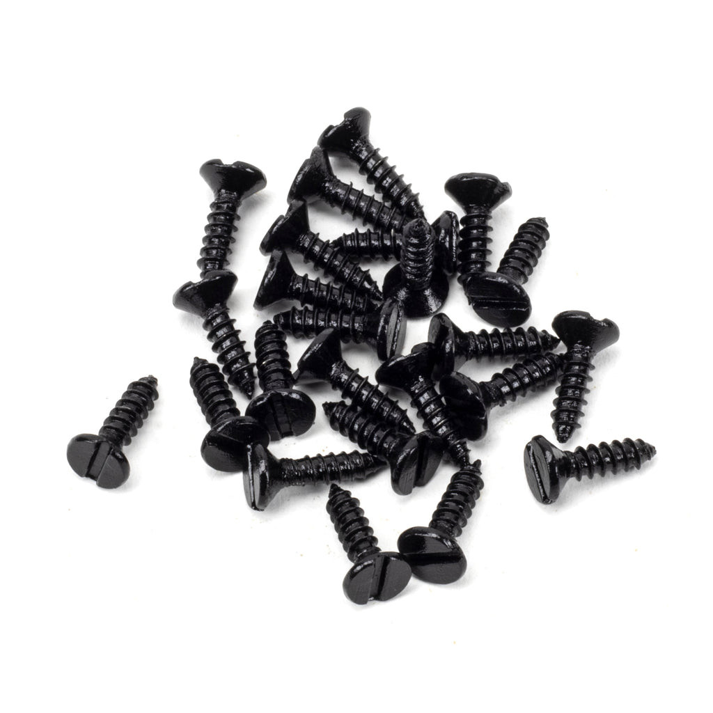 Black 6x½" Countersunk Screws (25) | From The Anvil-Screws & Bolts-Yester Home