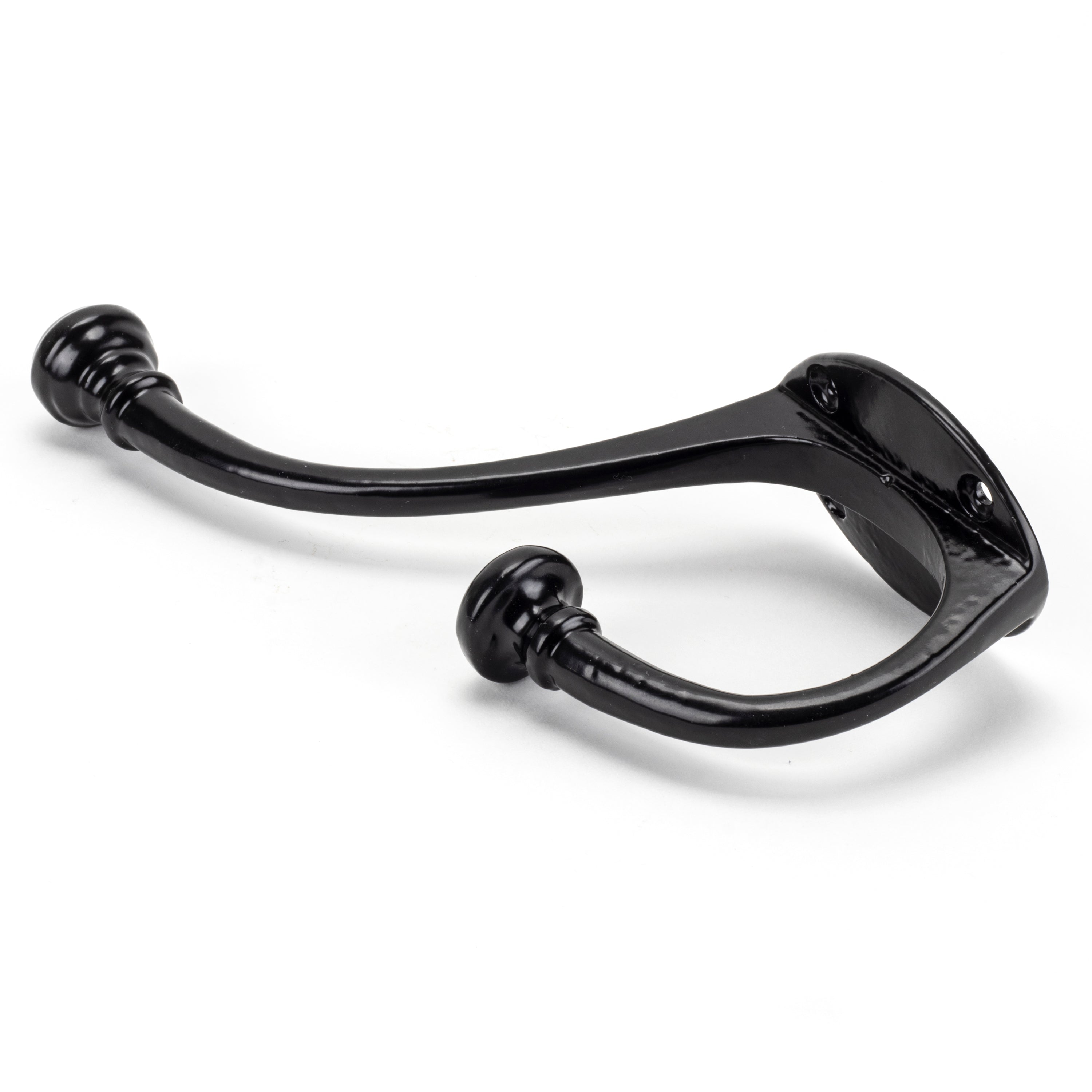 Black 7 3/4" Hat & Coat Hook | From The Anvil-Coat Hooks-Yester Home