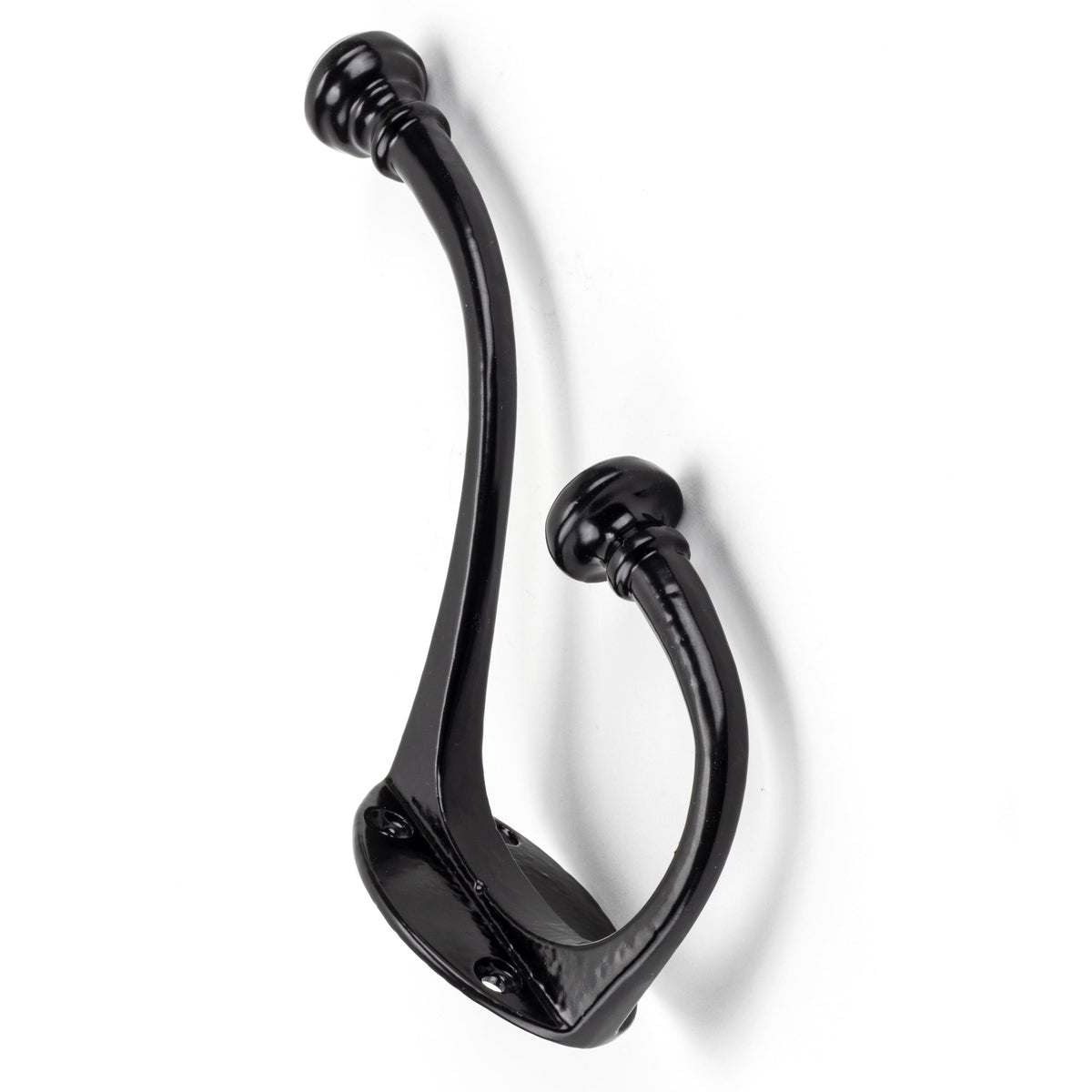 Black 7 3/4" Hat & Coat Hook | From The Anvil-Coat Hooks-Yester Home