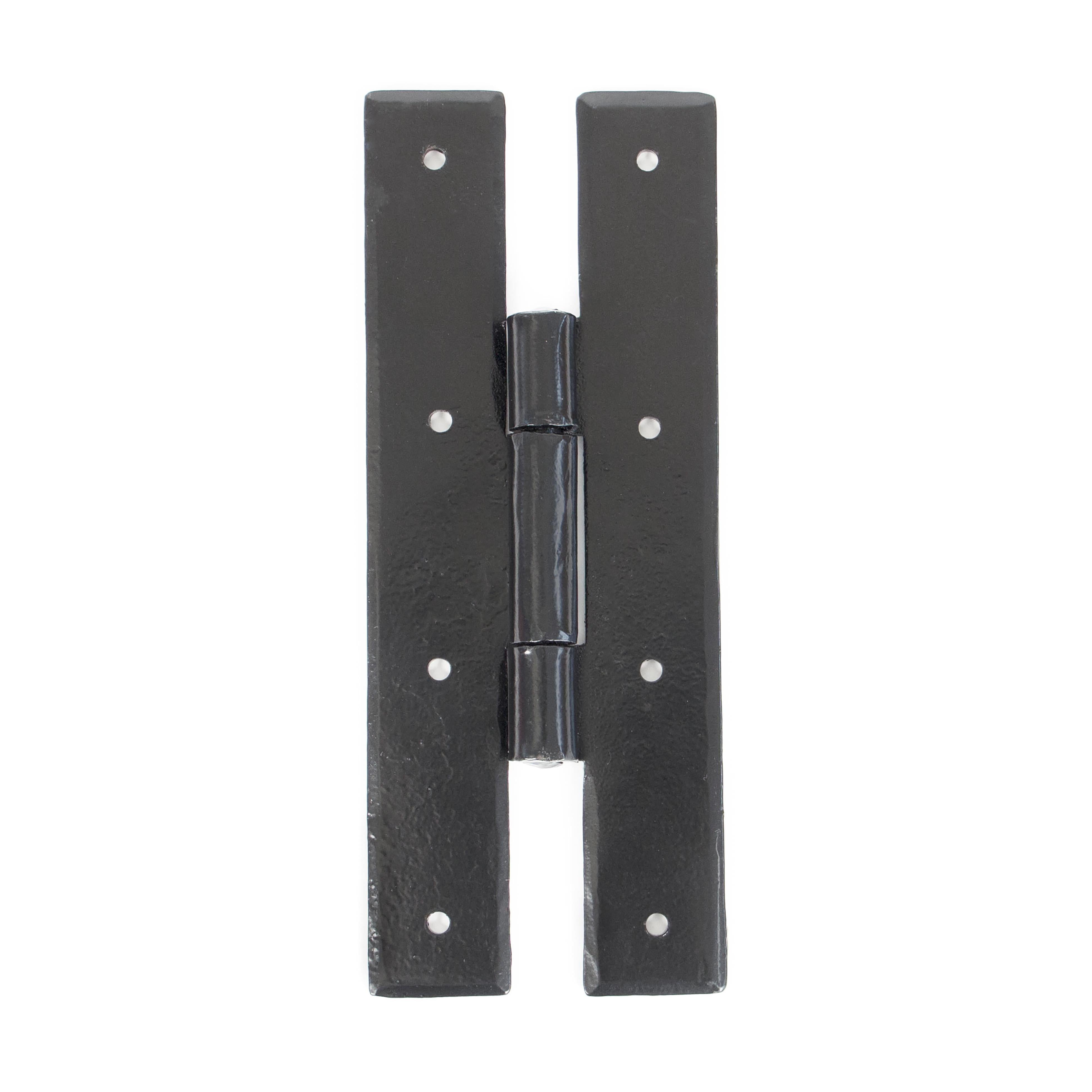 Black 7" H Hinge (pair) | From The Anvil - H & HL Hinges - From The Anvil - Yester Home