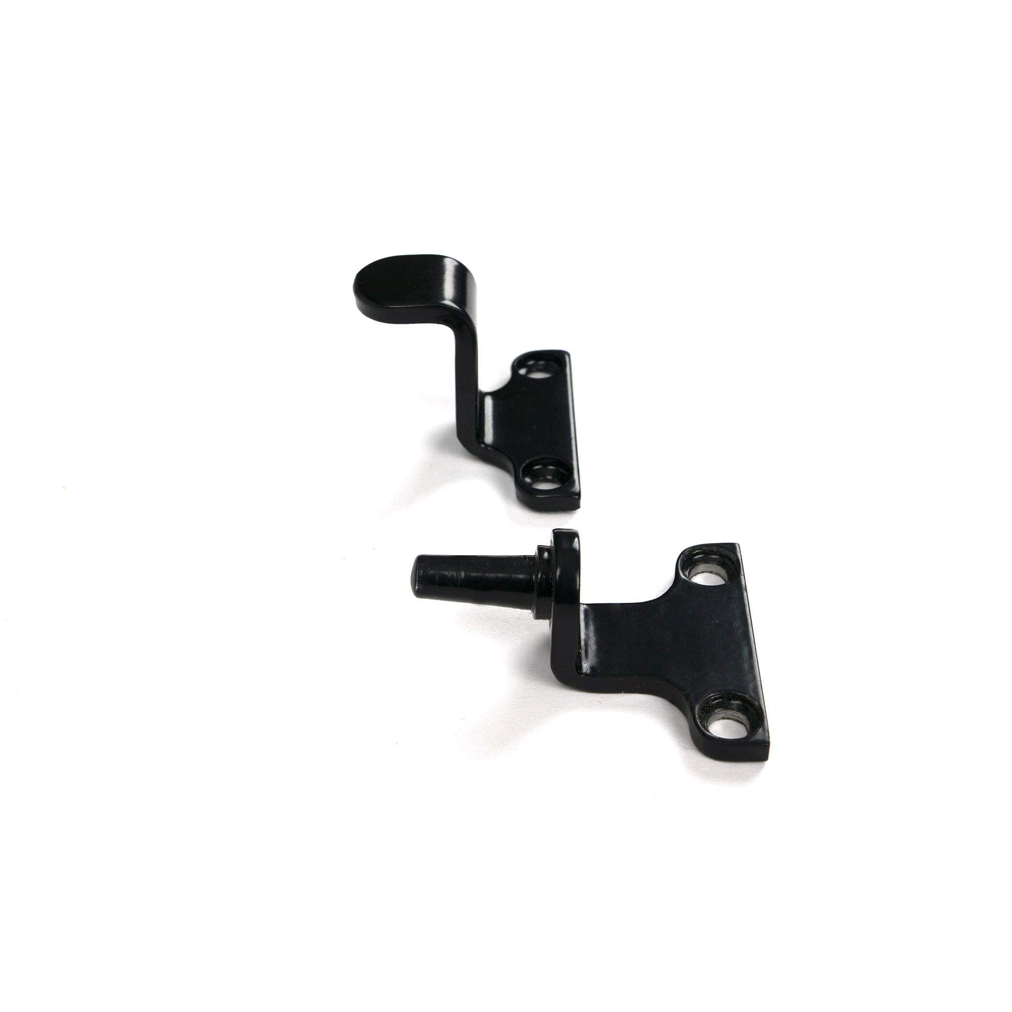 Black 8" Avon Stay (Steel Window) - Stays - From The Anvil - Yester Home