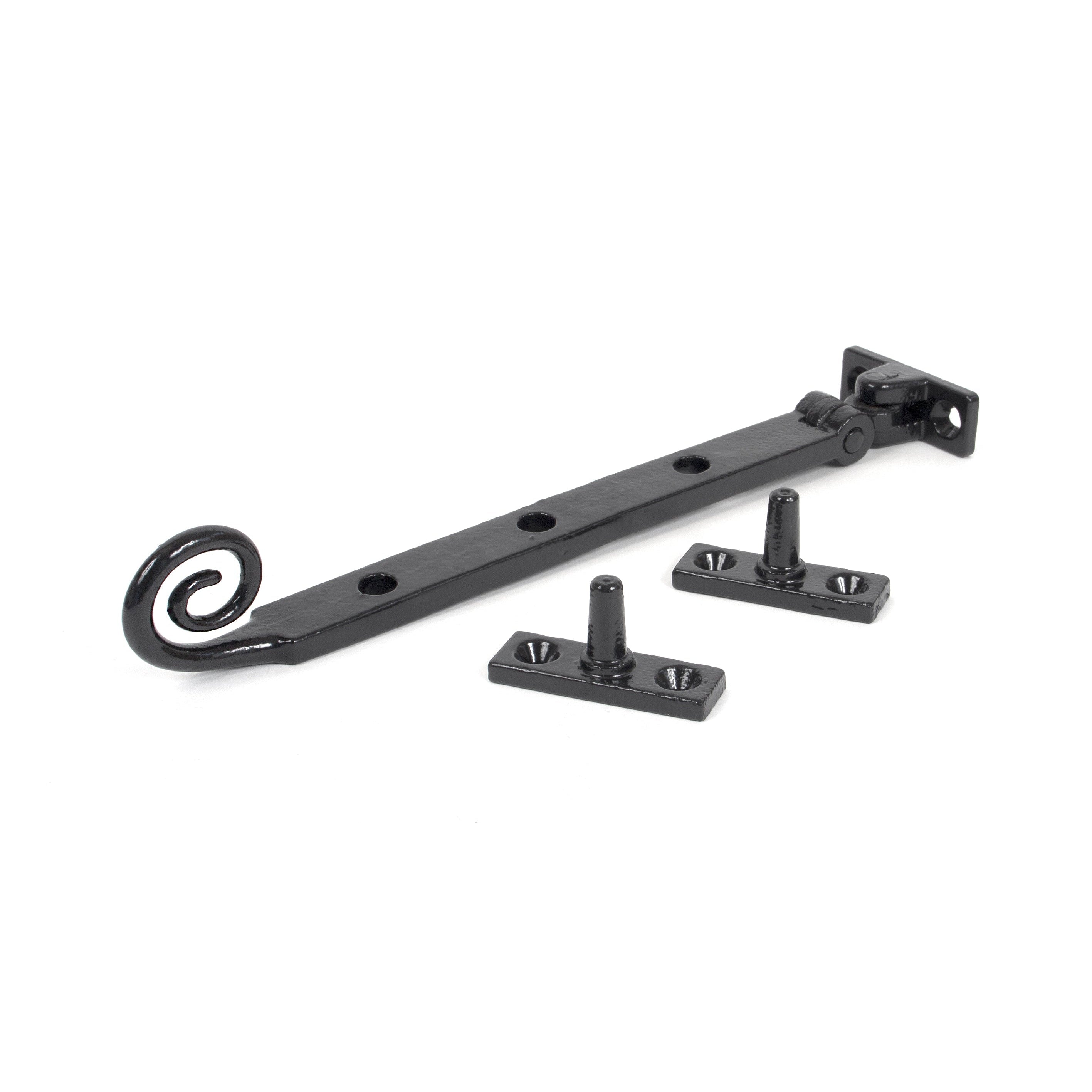 Black 8" Cast Monkeytail Stay | From The Anvil-Stays-Yester Home