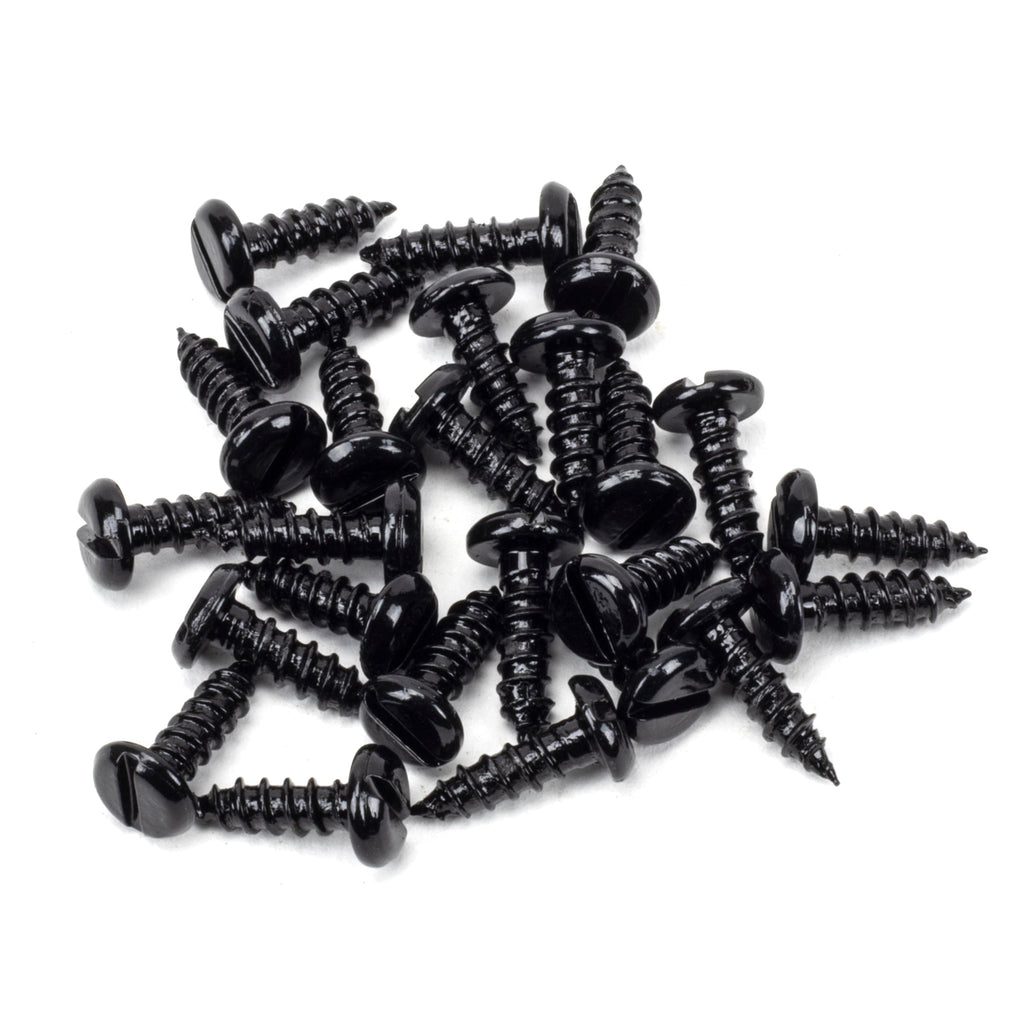 Black 8x½" Round Head Screws (25) | From The Anvil-Screws & Bolts-Yester Home