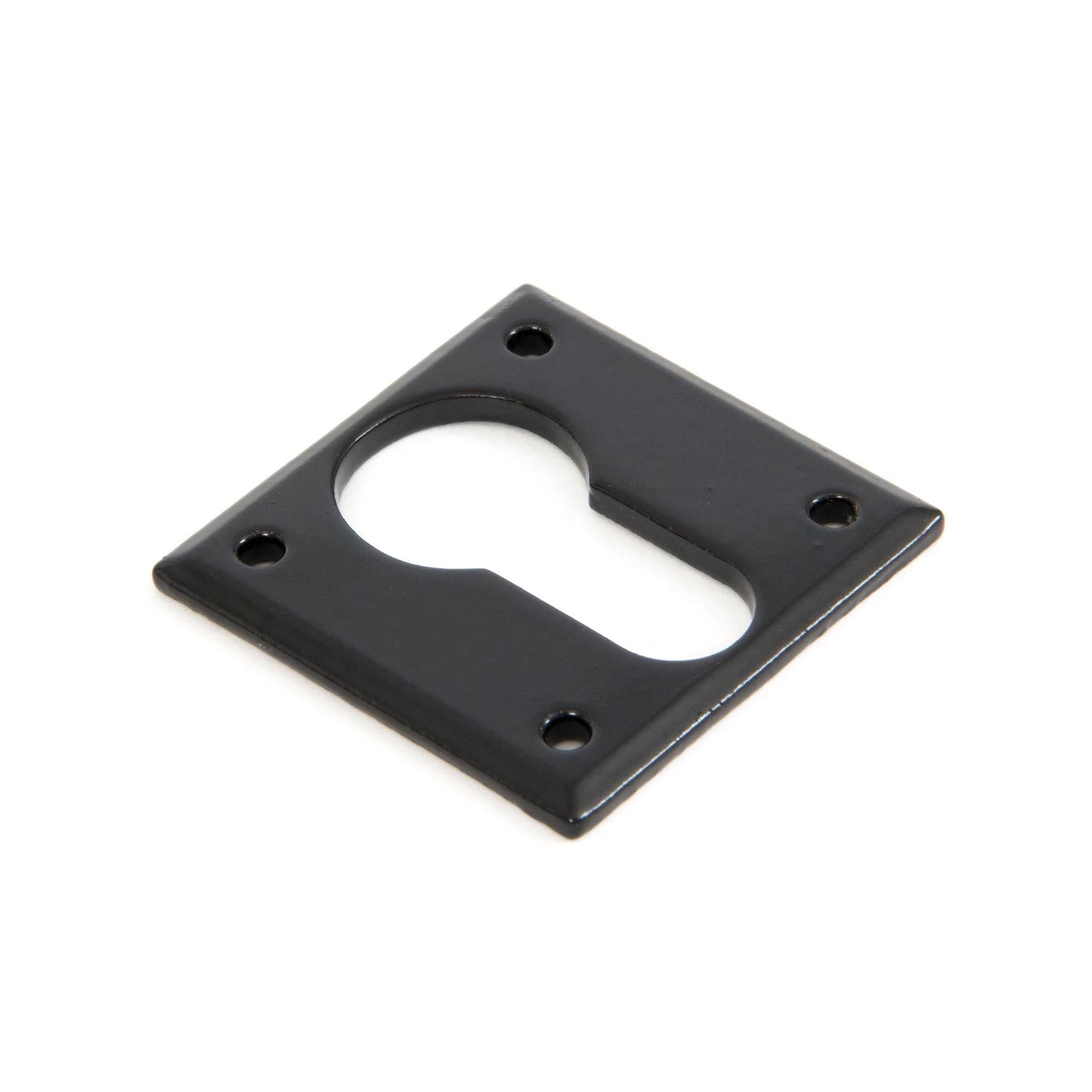 Black Avon Euro Escutcheon | From The Anvil - Euro Escutcheons - From The Anvil - Yester Home