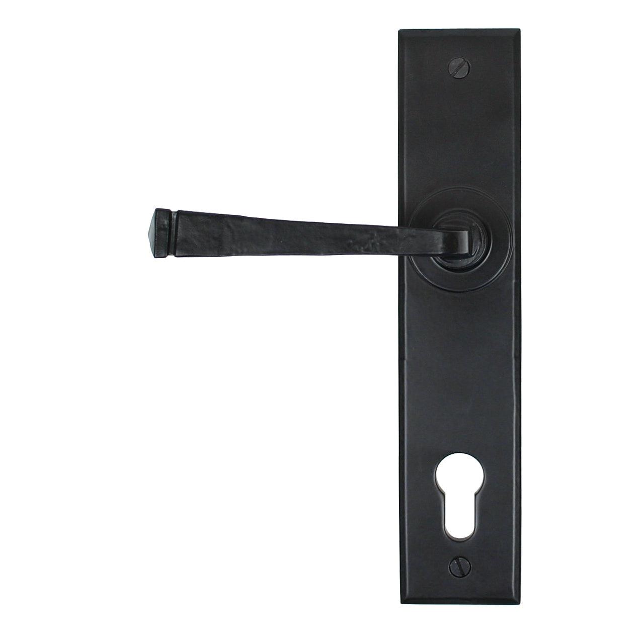 Black Avon Lever Espag. Lock Set | From The Anvil-Espagnolette-Yester Home