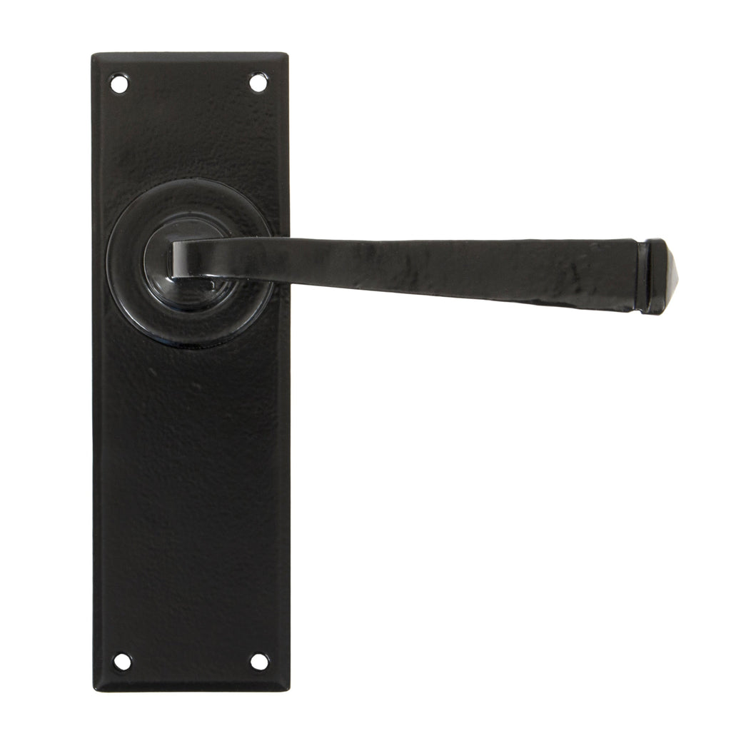 Black Avon Lever Latch Set | From The Anvil-Lever Latch-Yester Home