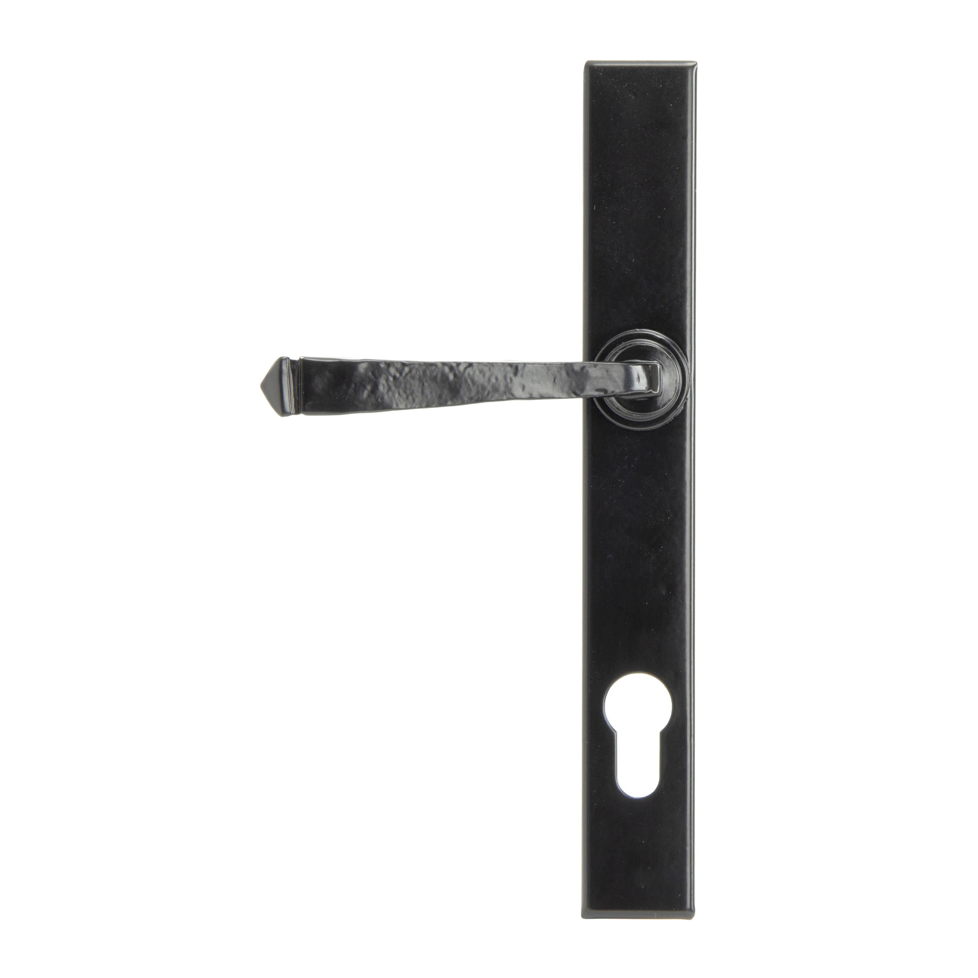 Black Avon Slimline Lever Espag. Lock Set | From The Anvil - Espagnolette - From The Anvil - Yester Home