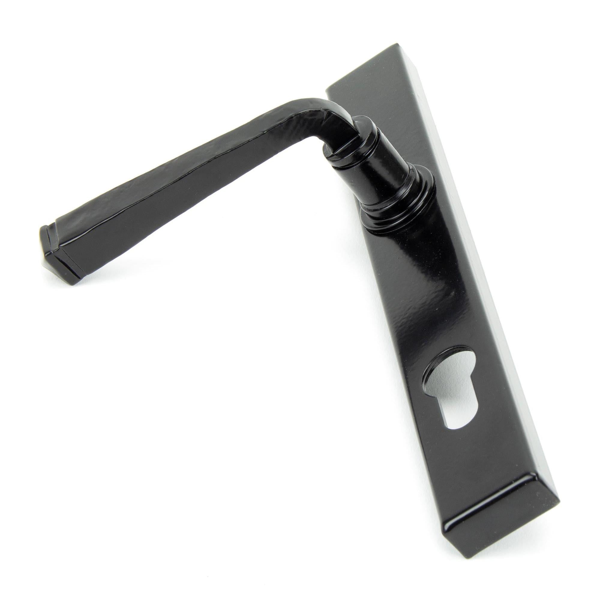 Black Avon Slimline Lever Espag. Lock Set | From The Anvil - Espagnolette - From The Anvil - Yester Home