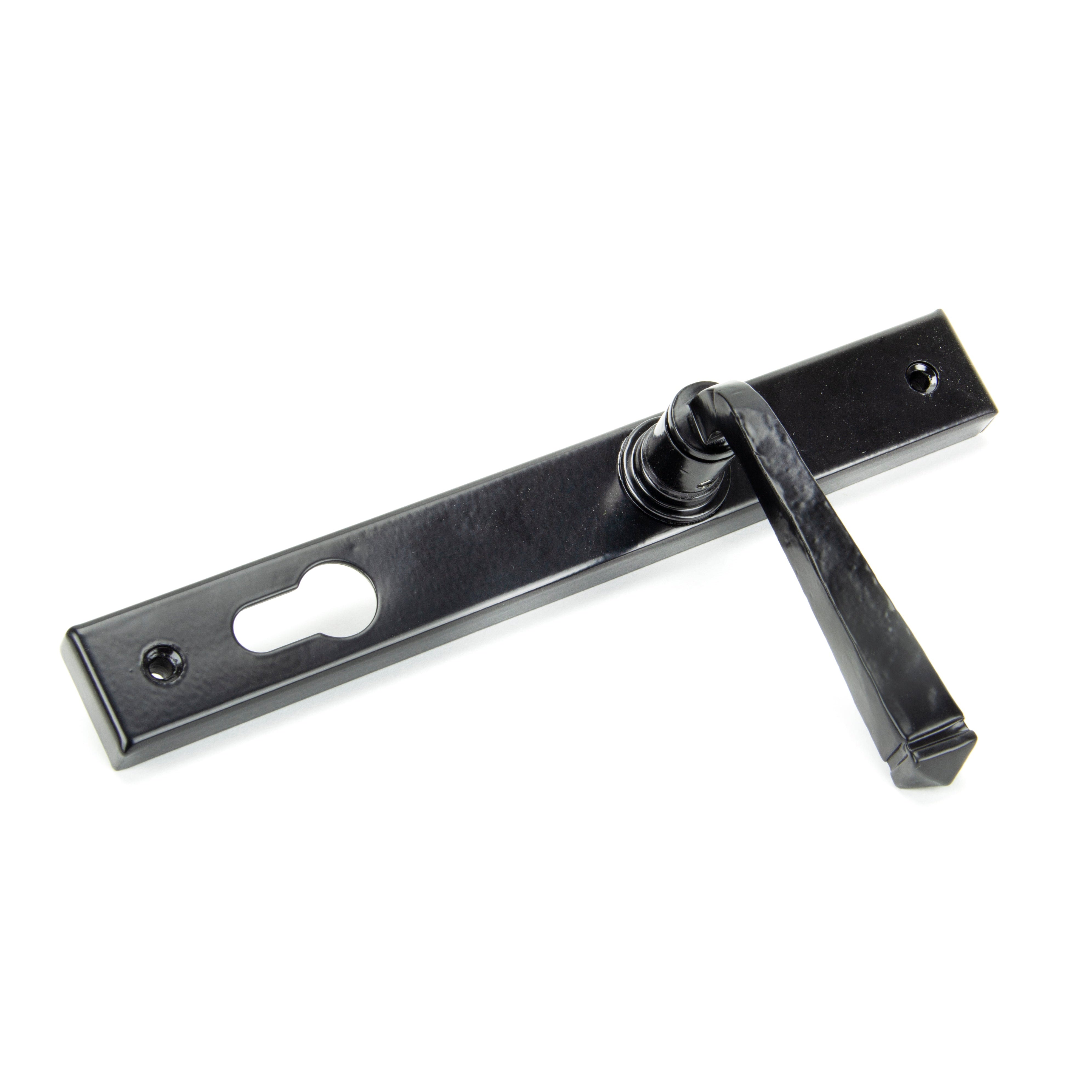 Black Avon Slimline Lever Espag. Lock Set | From The Anvil-Espagnolette-Yester Home