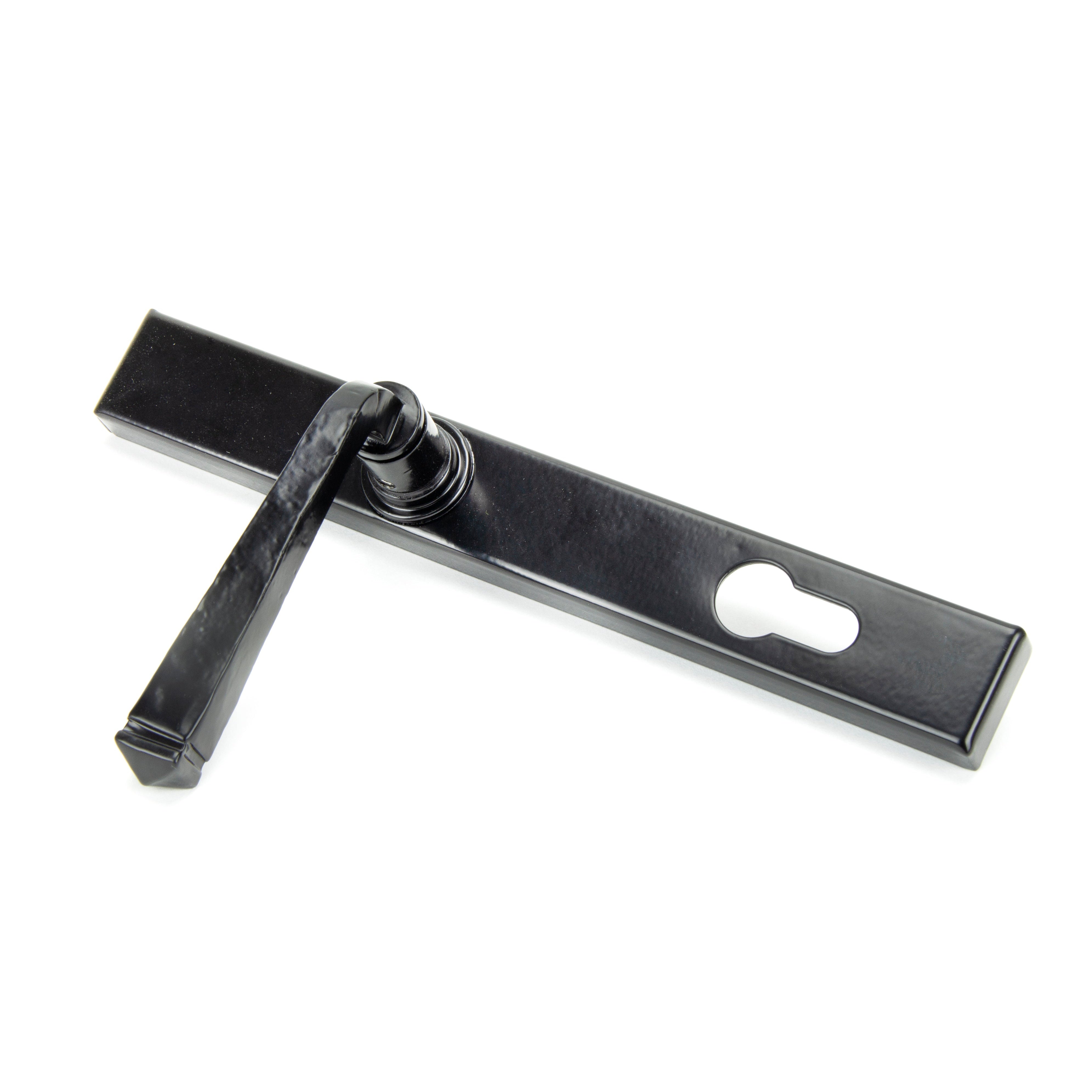 Black Avon Slimline Lever Espag. Lock Set | From The Anvil-Espagnolette-Yester Home