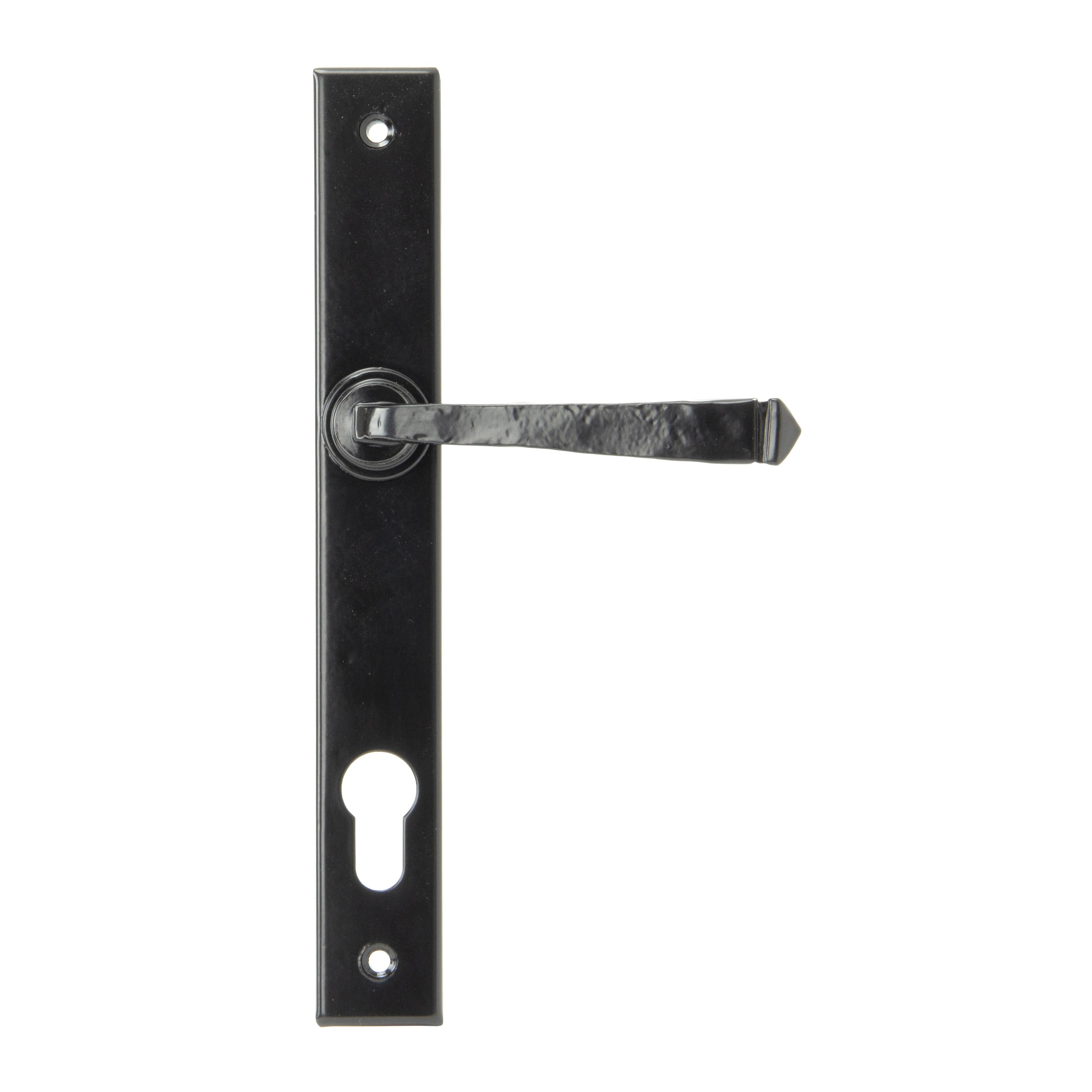 Black Avon Slimline Lever Espag. Lock Set | From The Anvil-Espagnolette-Yester Home