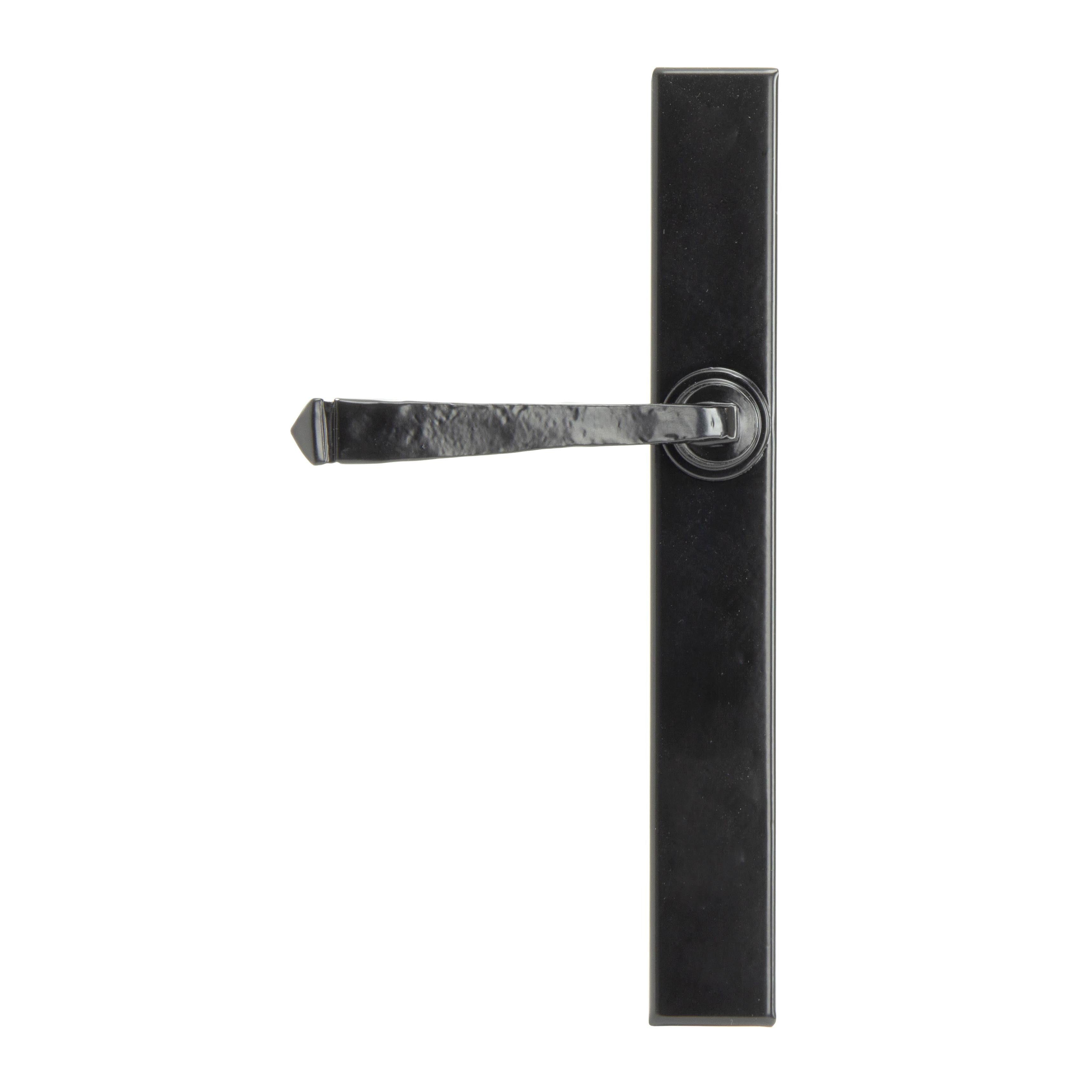 Black Avon Slimline Lever Latch Set | From The Anvil - Espagnolette - From The Anvil - Yester Home