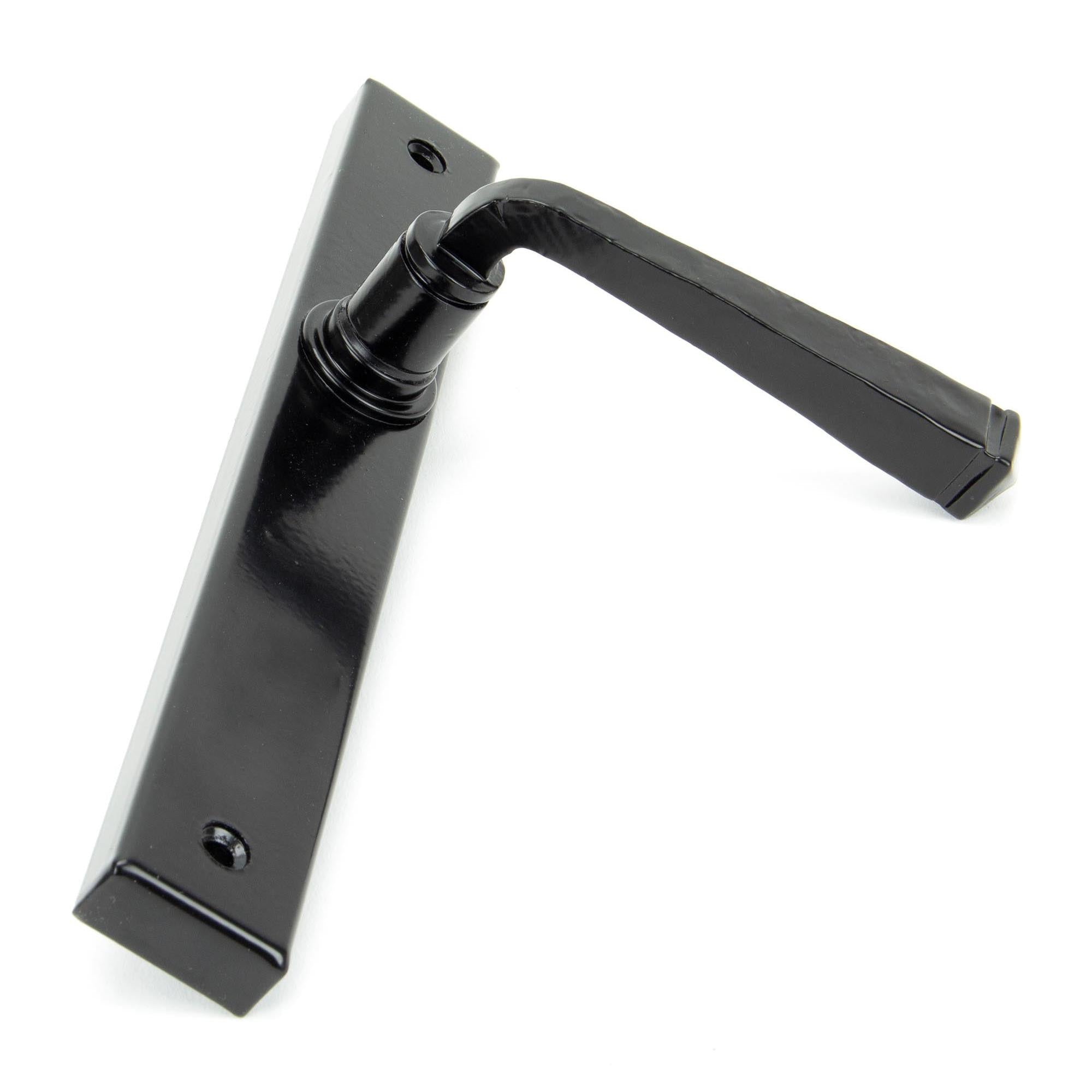 Black Avon Slimline Lever Latch Set | From The Anvil - Espagnolette - From The Anvil - Yester Home
