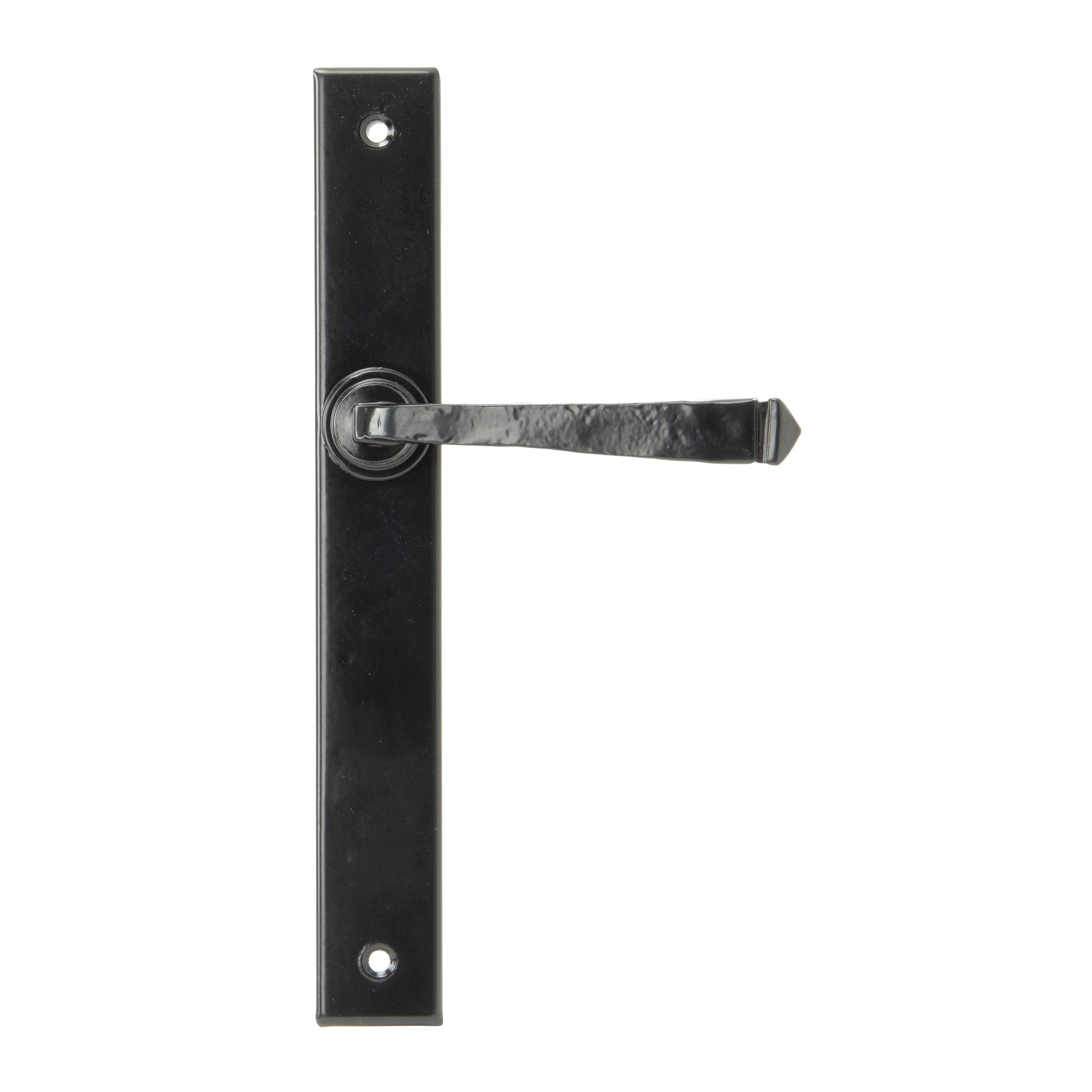 Black Avon Slimline Lever Latch Set | From The Anvil-Espagnolette-Yester Home