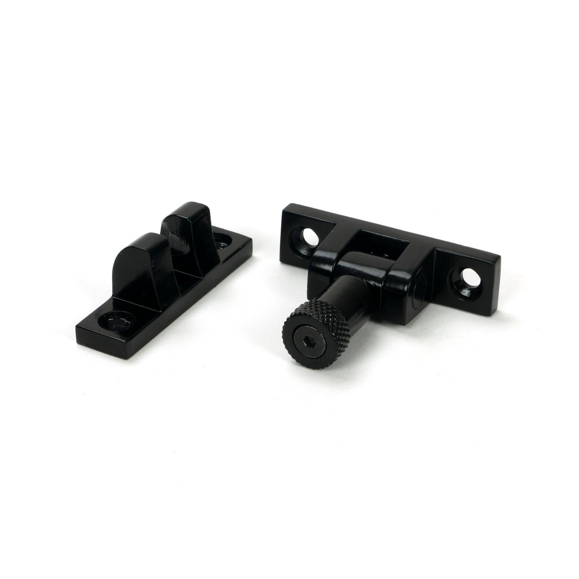 Black Brompton Brighton Fastener - Narrow (Square) - Brighton Fasteners - From The Anvil - Yester Home