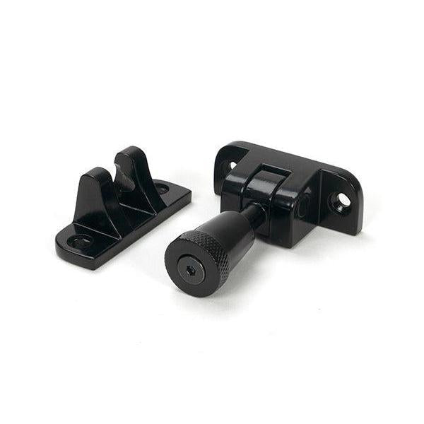Black Brompton Brighton Fastener (Radiused) - Brighton Fasteners - From The Anvil - Yester Home