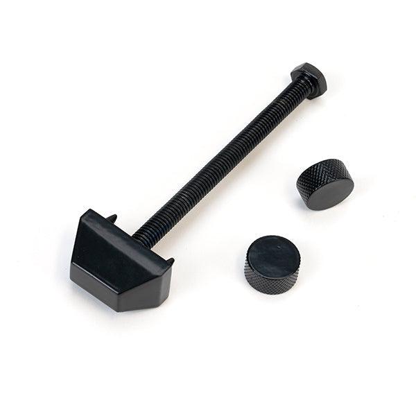 Black Brompton Door Knocker | From The Anvil-Bolt-Through Door Knockers-Yester Home