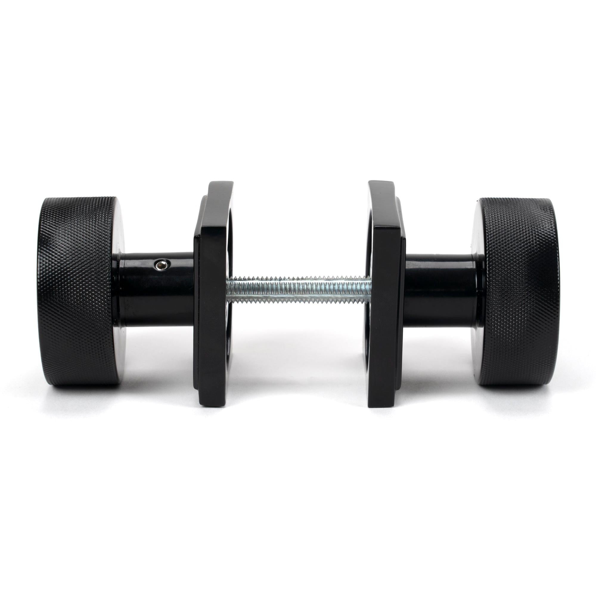 Black Brompton Mortice/Rim Knob Set (Square) | From The Anvil - Mortice Knobs - From The Anvil - Yester Home