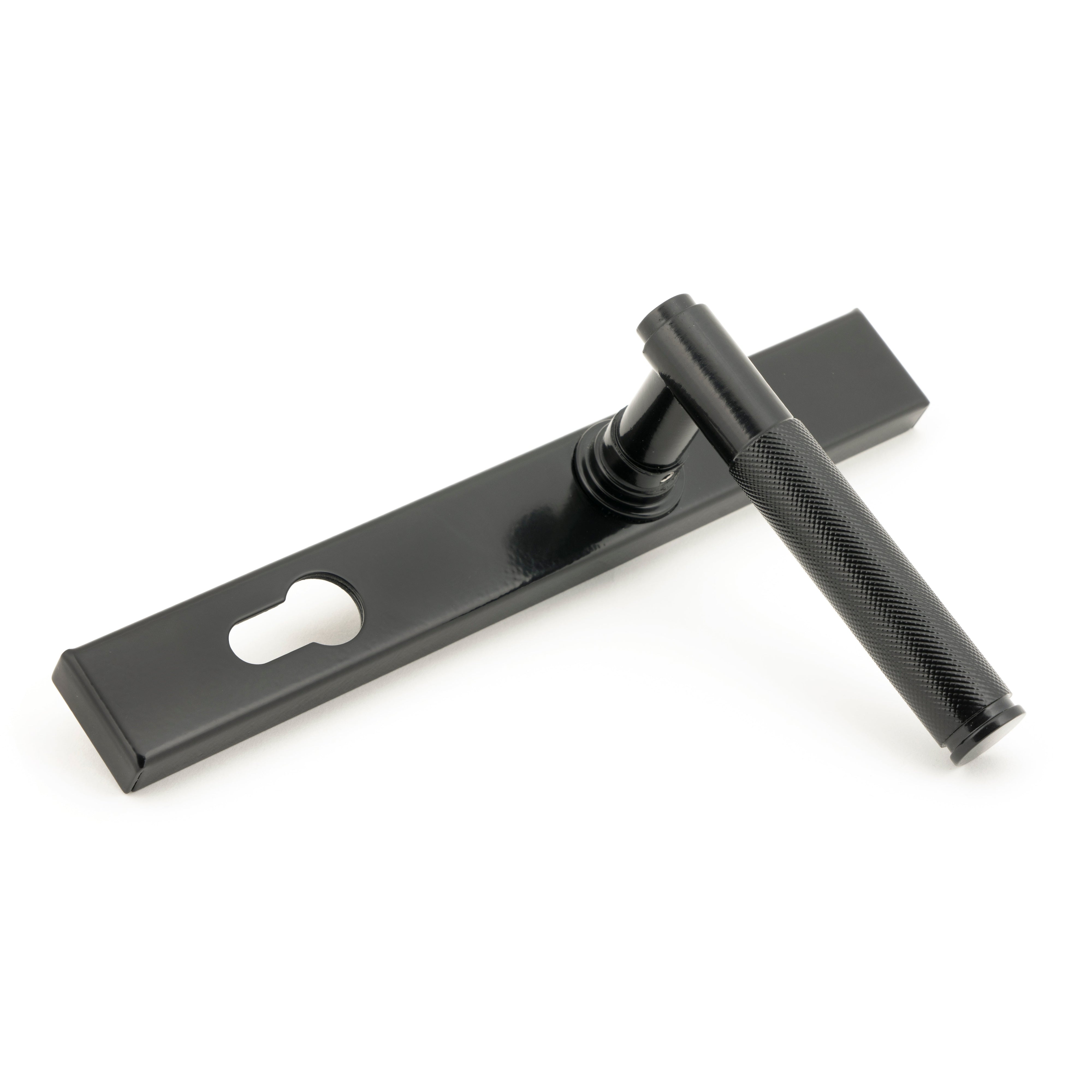 Black Brompton Slimline Lever Espag. Lock Set | From The Anvil-Espagnolette-Yester Home