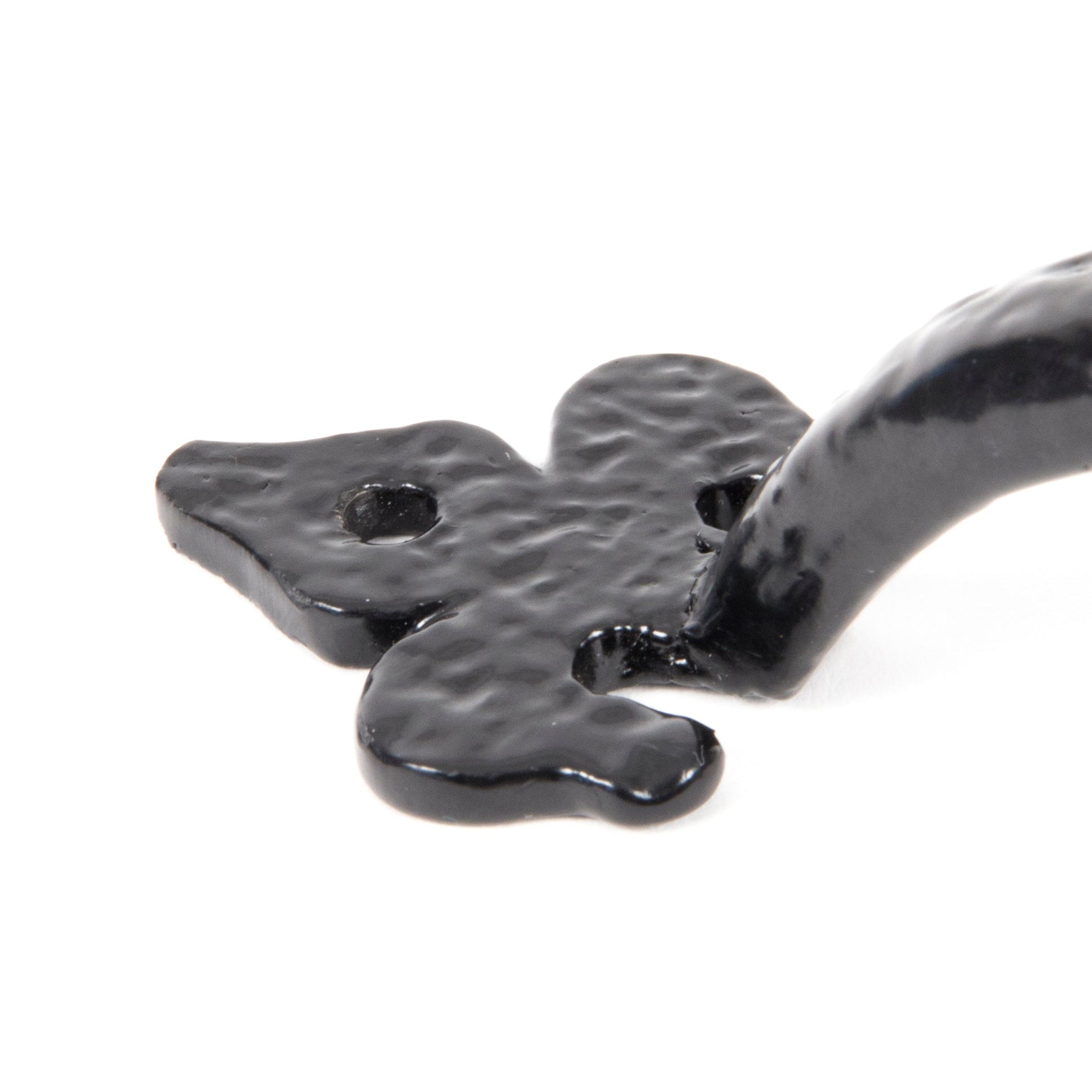 Black Cast 6" Fleur De Lys Pull Handle | From The Anvil-Pull Handles-Yester Home