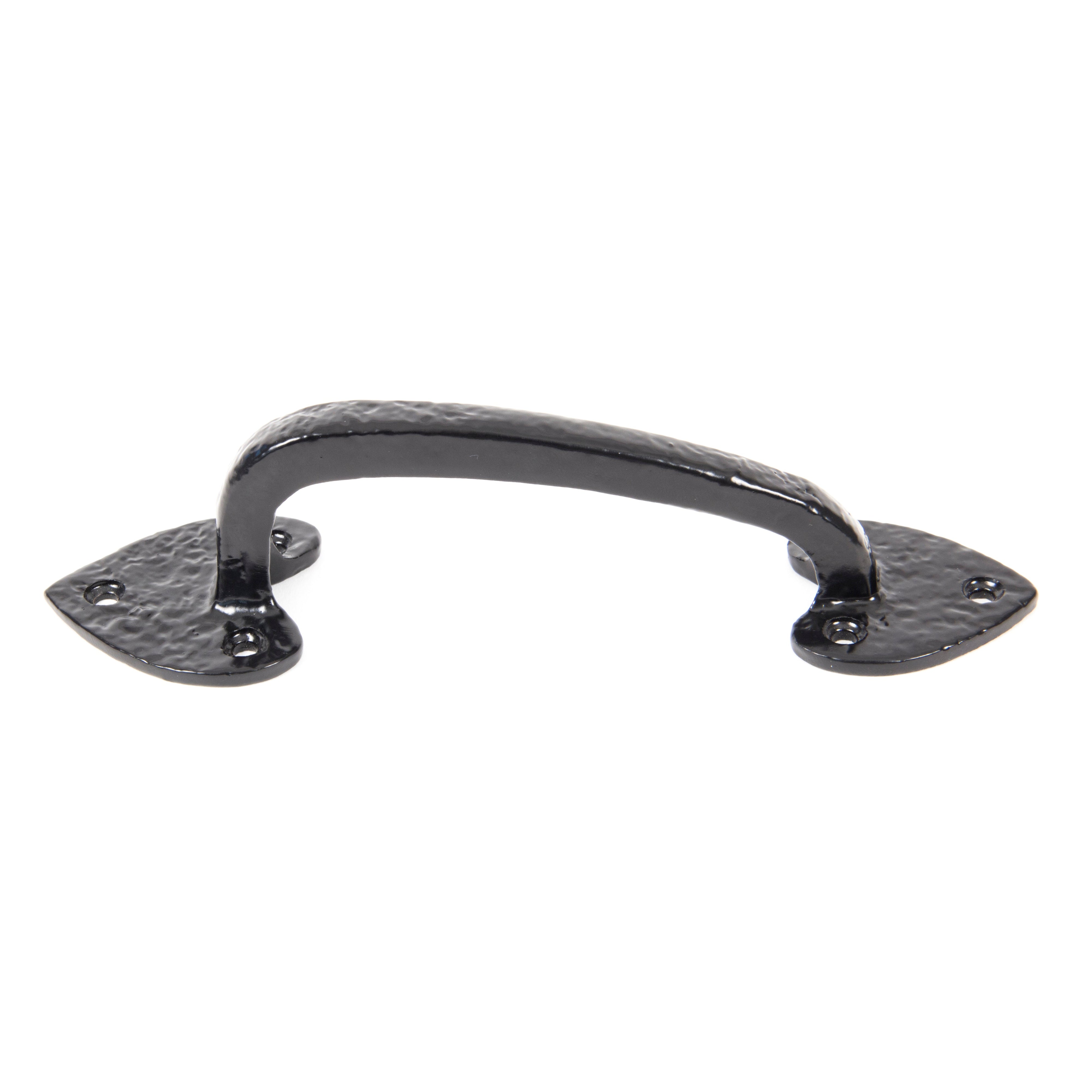 Black Cast 8" Gothic Pull Handle | From The Anvil-Pull Handles-Yester Home