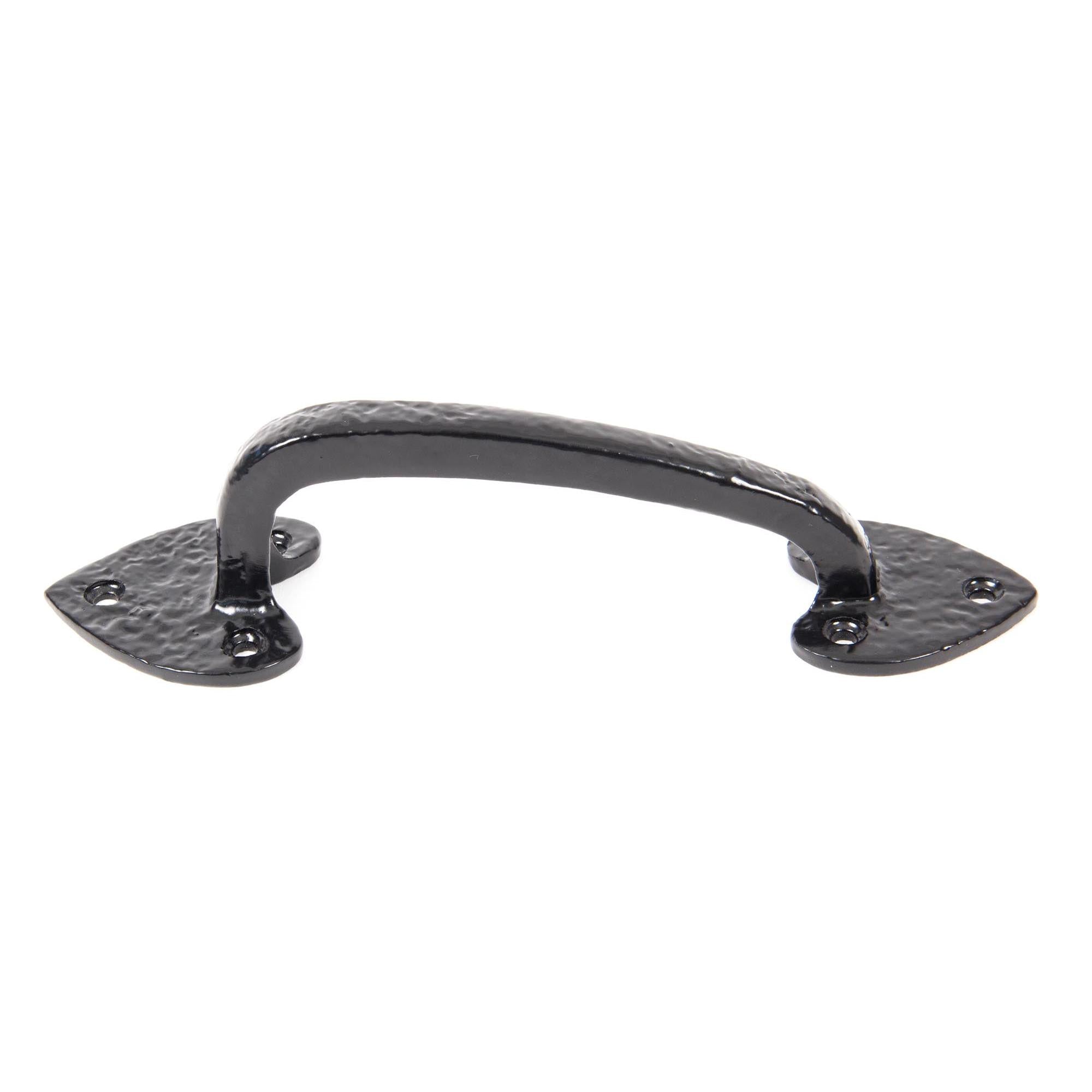 Black Cast 8" Gothic Pull Handle | From The Anvil - Pull Handles - From The Anvil - Yester Home