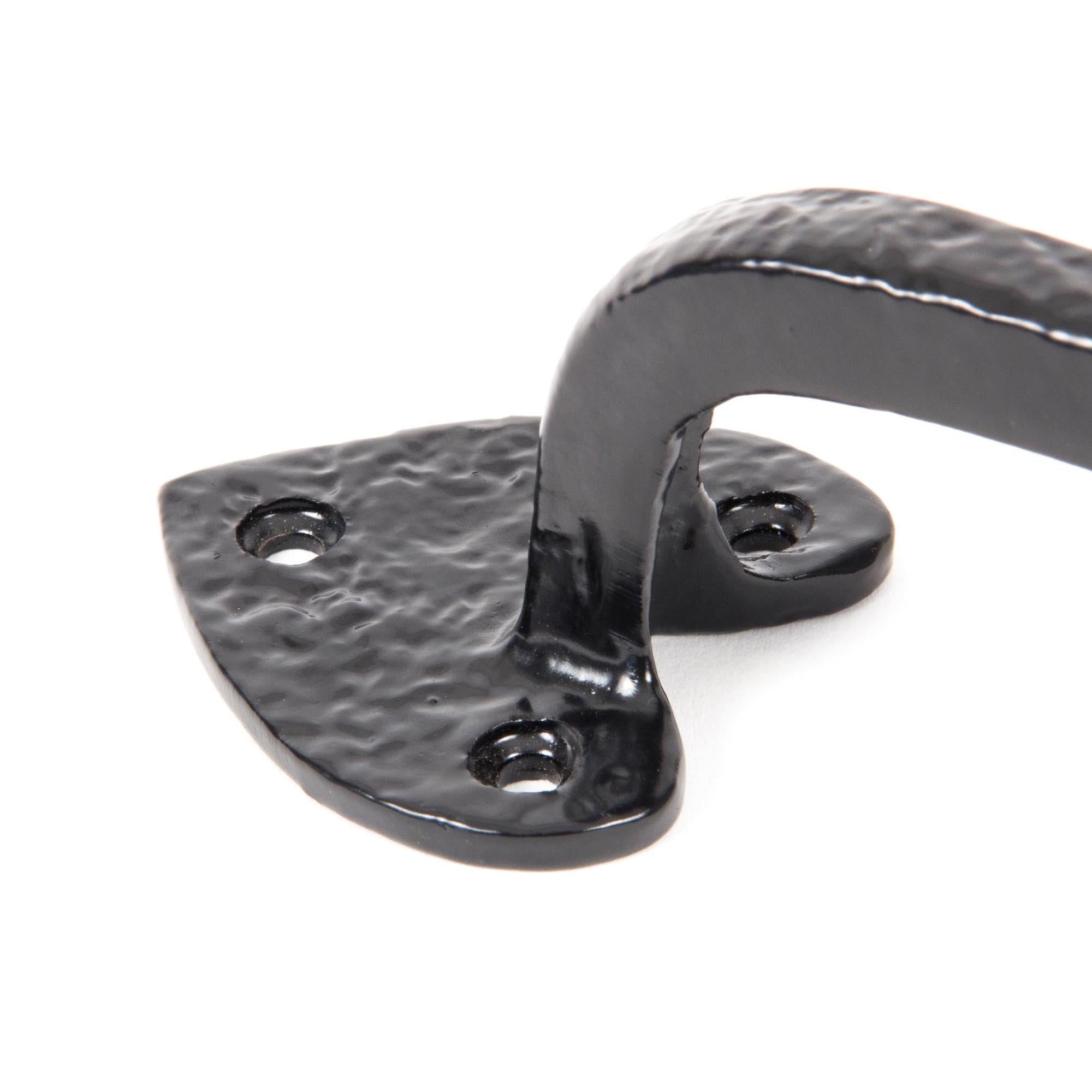Black Cast 8" Gothic Pull Handle | From The Anvil - Pull Handles - From The Anvil - Yester Home