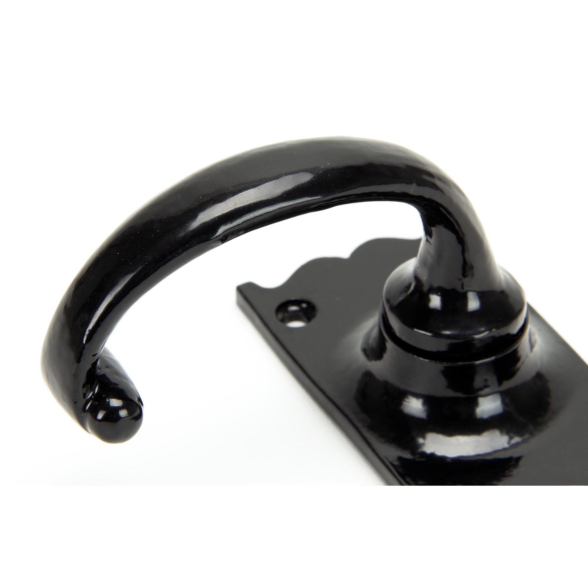 Black Cottage Lever Euro Lock Set | From The Anvil - Lever Euro - From The Anvil - Yester Home