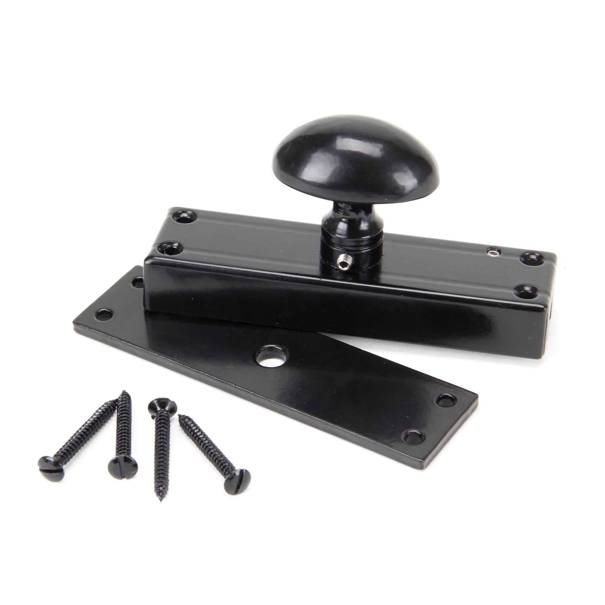 Black Cremone Bolt | From The Anvil - Bolts - From The Anvil - Yester Home