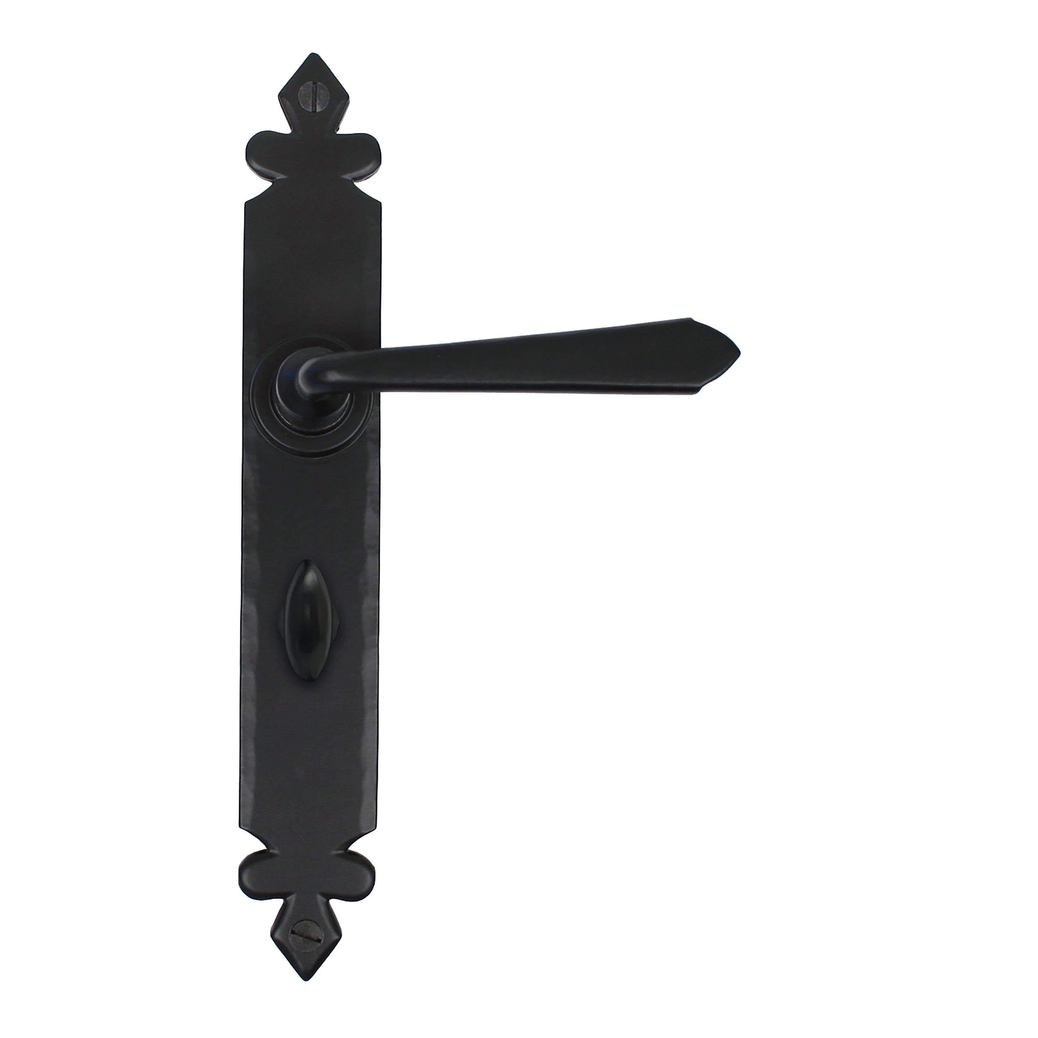 Black Cromwell Lever Bathroom Set | From The Anvil - Lever Bathroom - From The Anvil - Yester Home