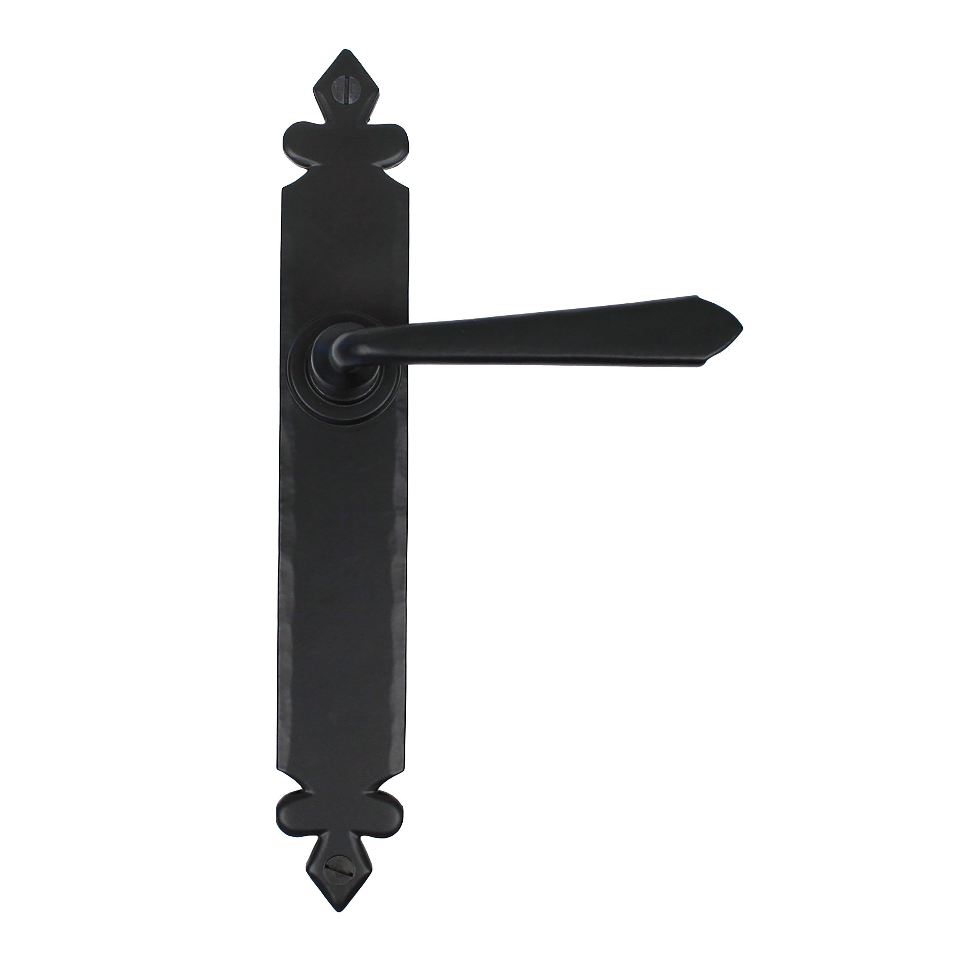 Black Cromwell Lever Latch Set | From The Anvil - Lever Latch - From The Anvil - Yester Home