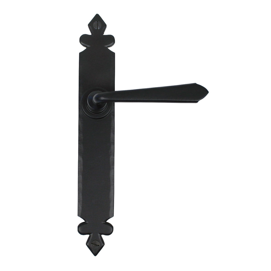 Black Cromwell Lever Latch Set | From The Anvil-Lever Latch-Yester Home