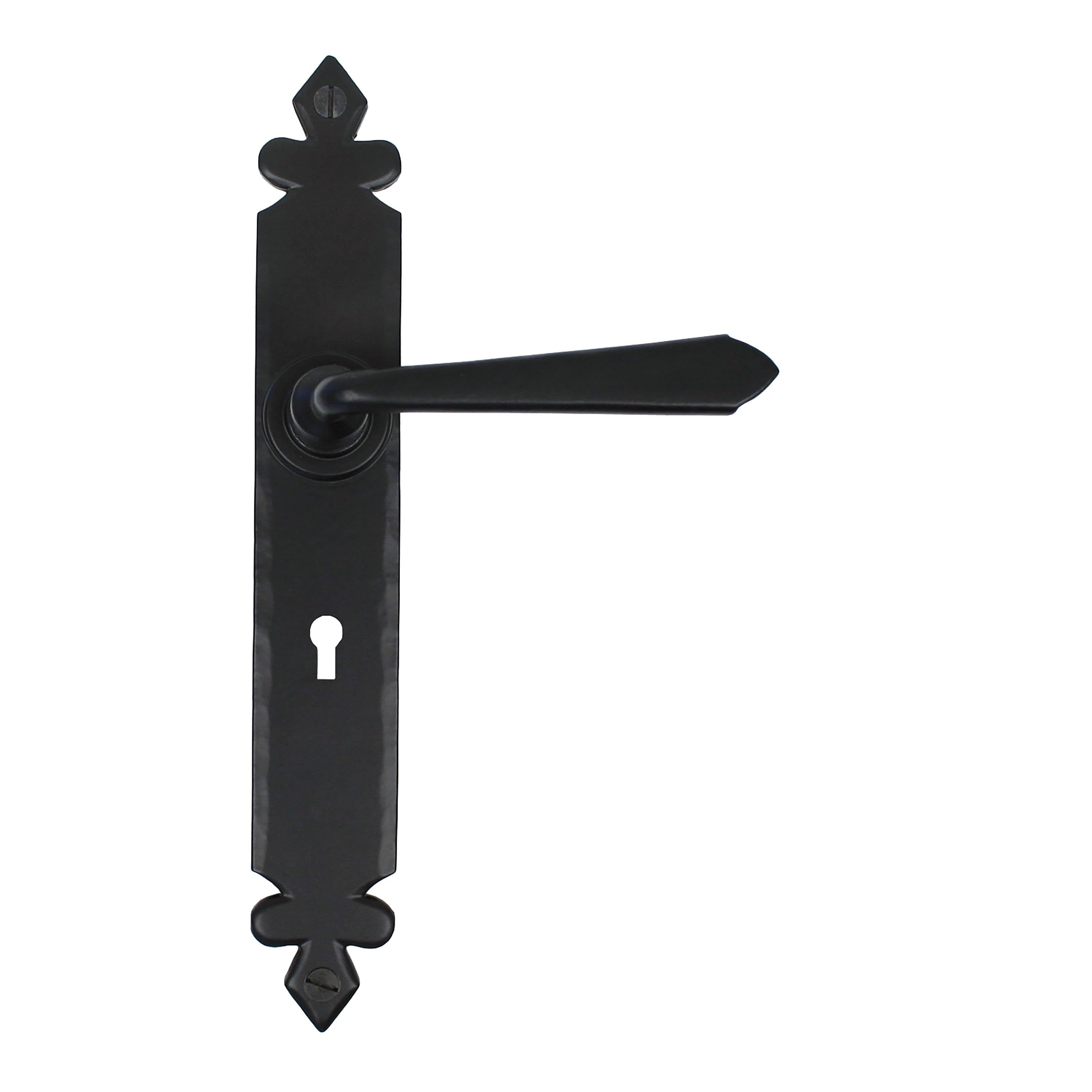 Black Cromwell Lever Lock Set | From The Anvil - Lever Lock - From The Anvil - Yester Home