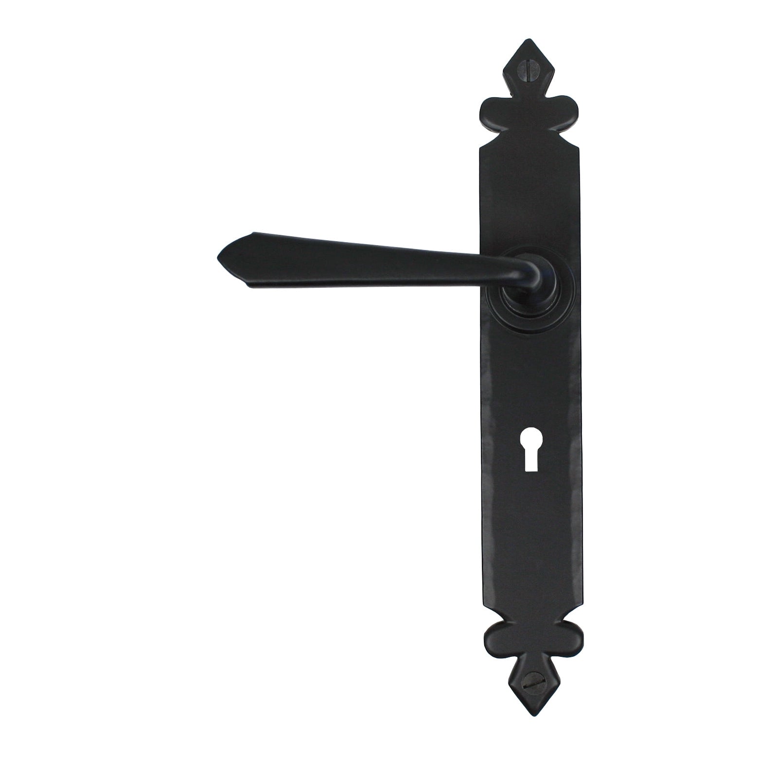 Black Cromwell Lever Lock Set | From The Anvil-Lever Lock-Yester Home