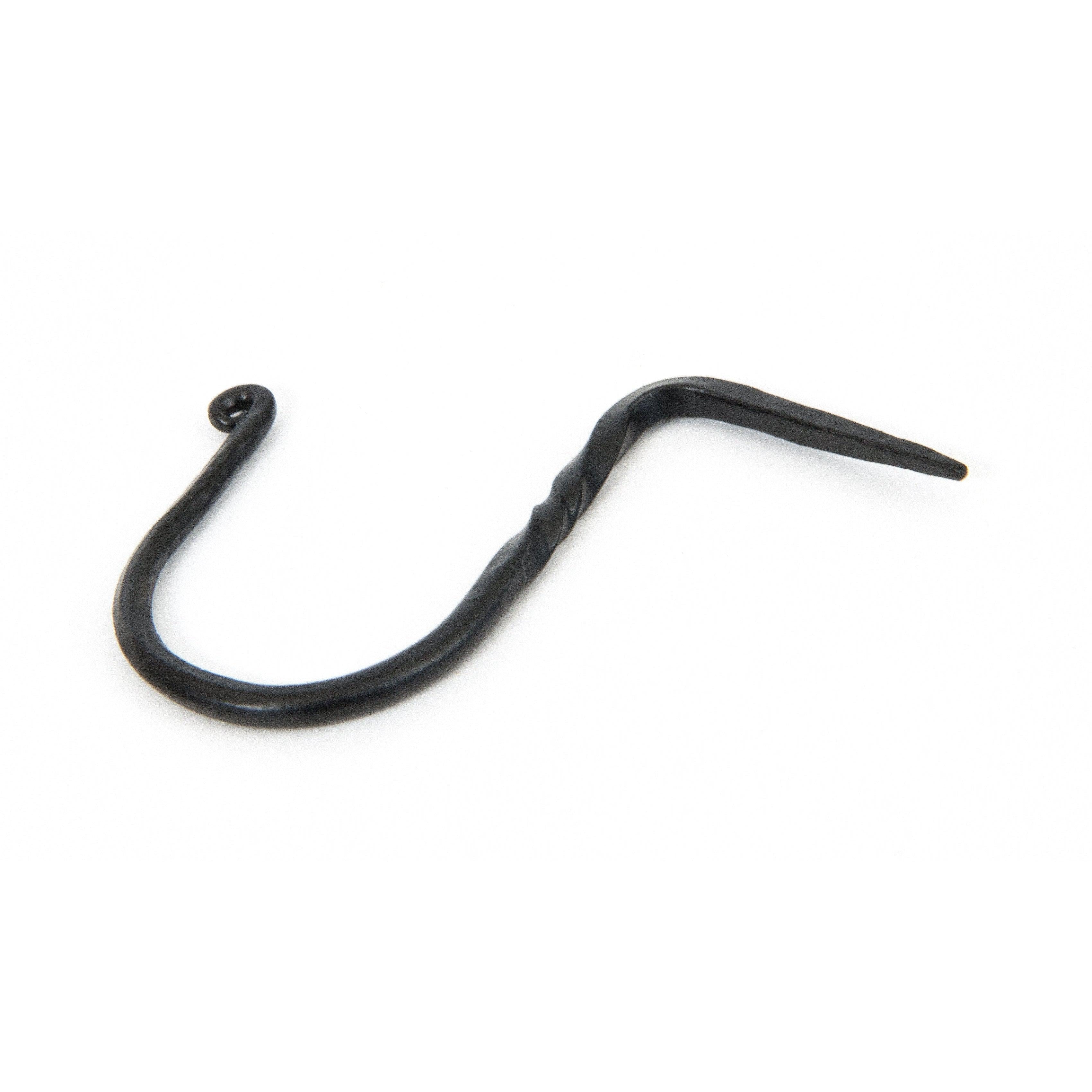 Black Cup Hook - Medium | From The Anvil-Cup Hooks-Yester Home