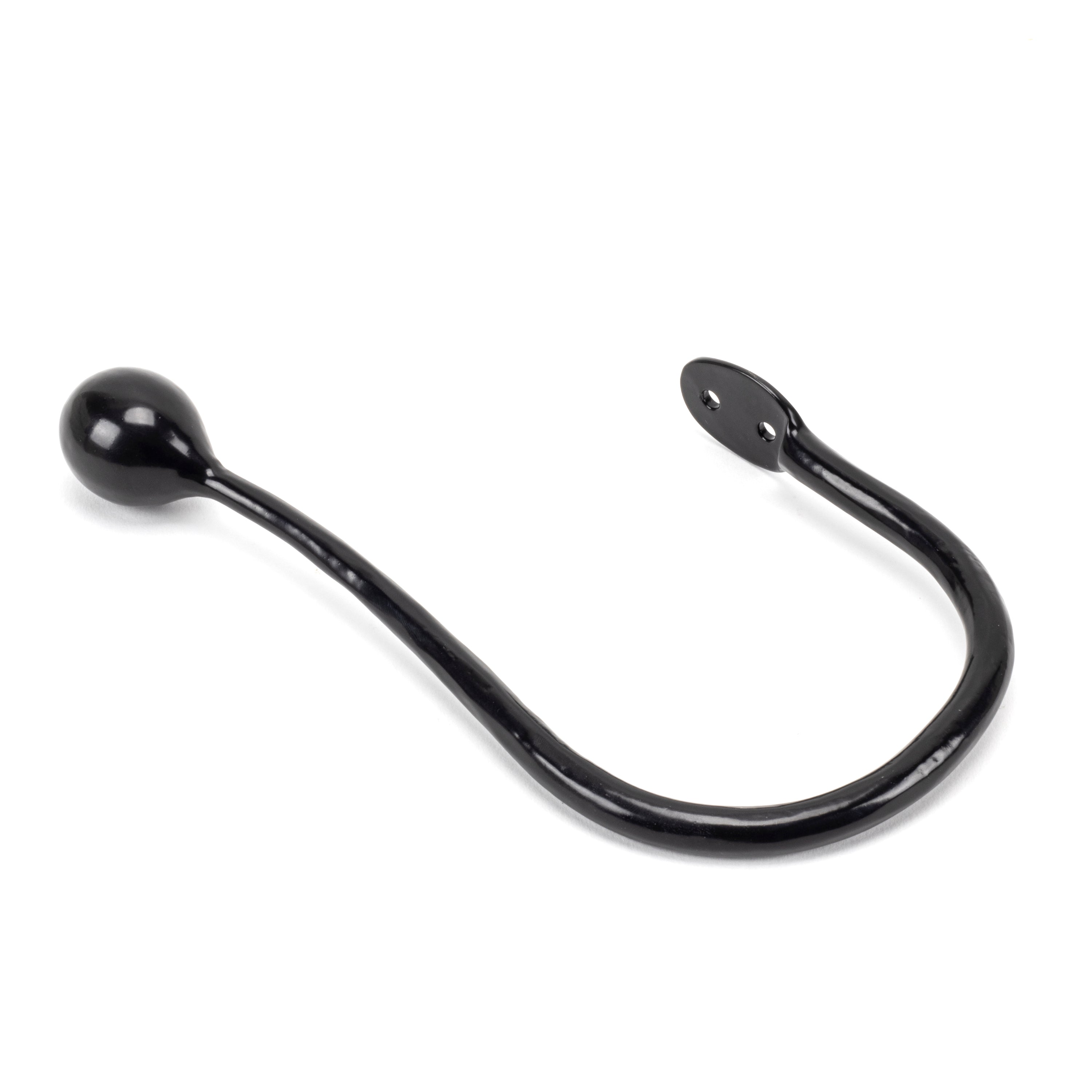 Black Curtain Tie Back (pair) | From The Anvil-Tie Backs-Yester Home