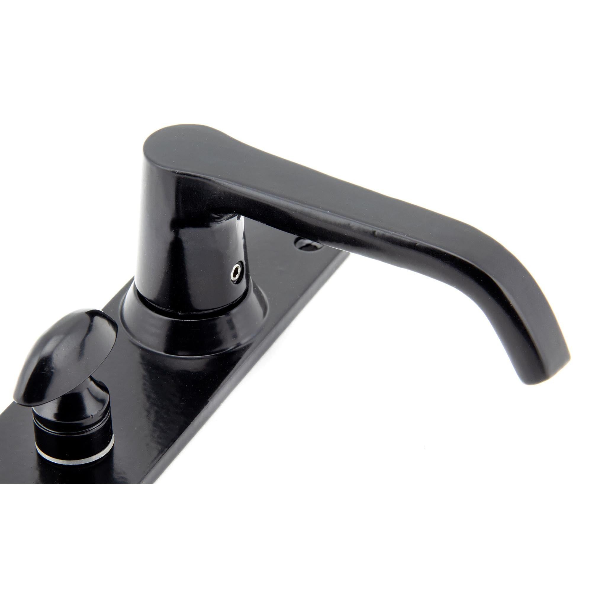 Black Deluxe Lever Bathroom Set | From The Anvil - Lever Bathroom - From The Anvil - Yester Home
