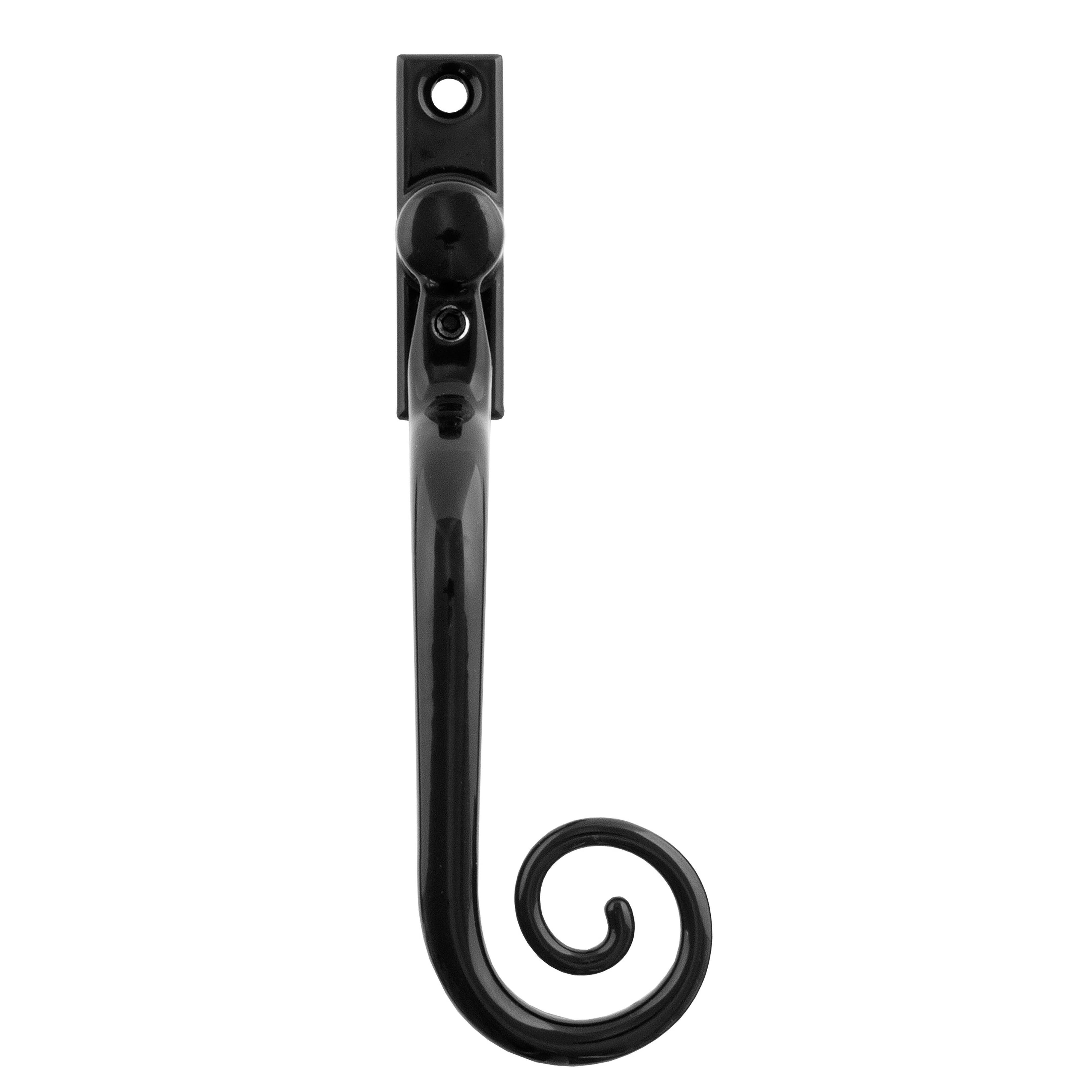 Black Deluxe Monkeytail Espag - RH | From The Anvil - Espag. Fasteners - From The Anvil - Yester Home