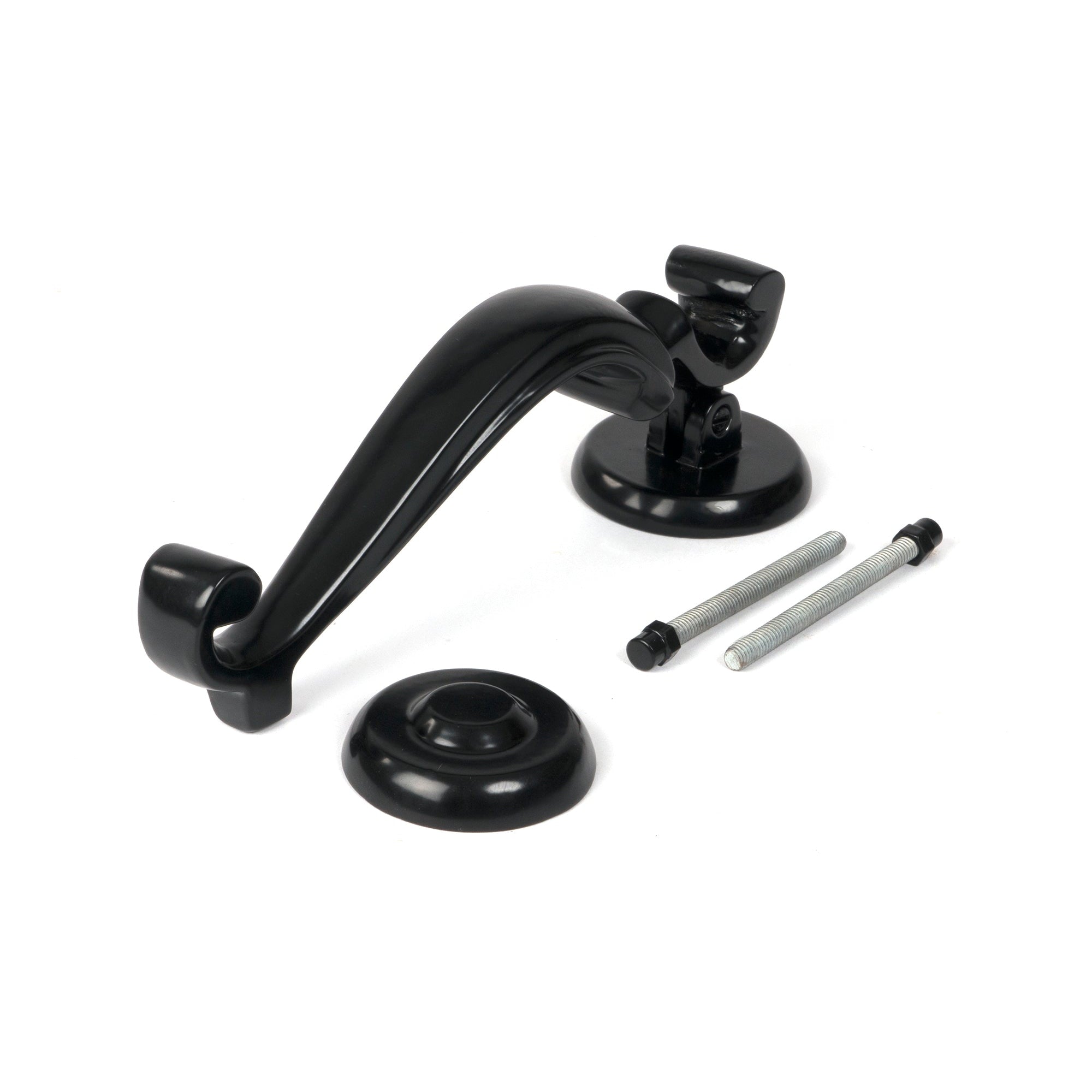 Black Doctors Door Knocker | From The Anvil-Bolt-Through Door Knockers-Yester Home