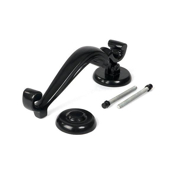 Black Doctors Door Knocker | From The Anvil-Bolt-Through Door Knockers-Yester Home