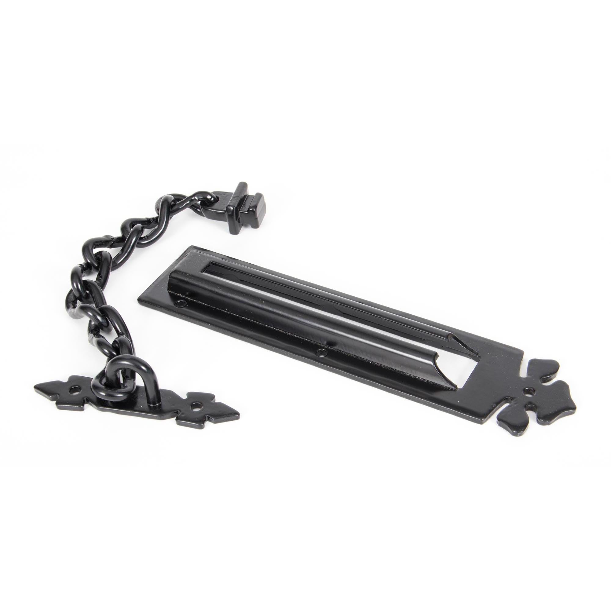 Black Door Chain | From The Anvil - Security - From The Anvil - Yester Home