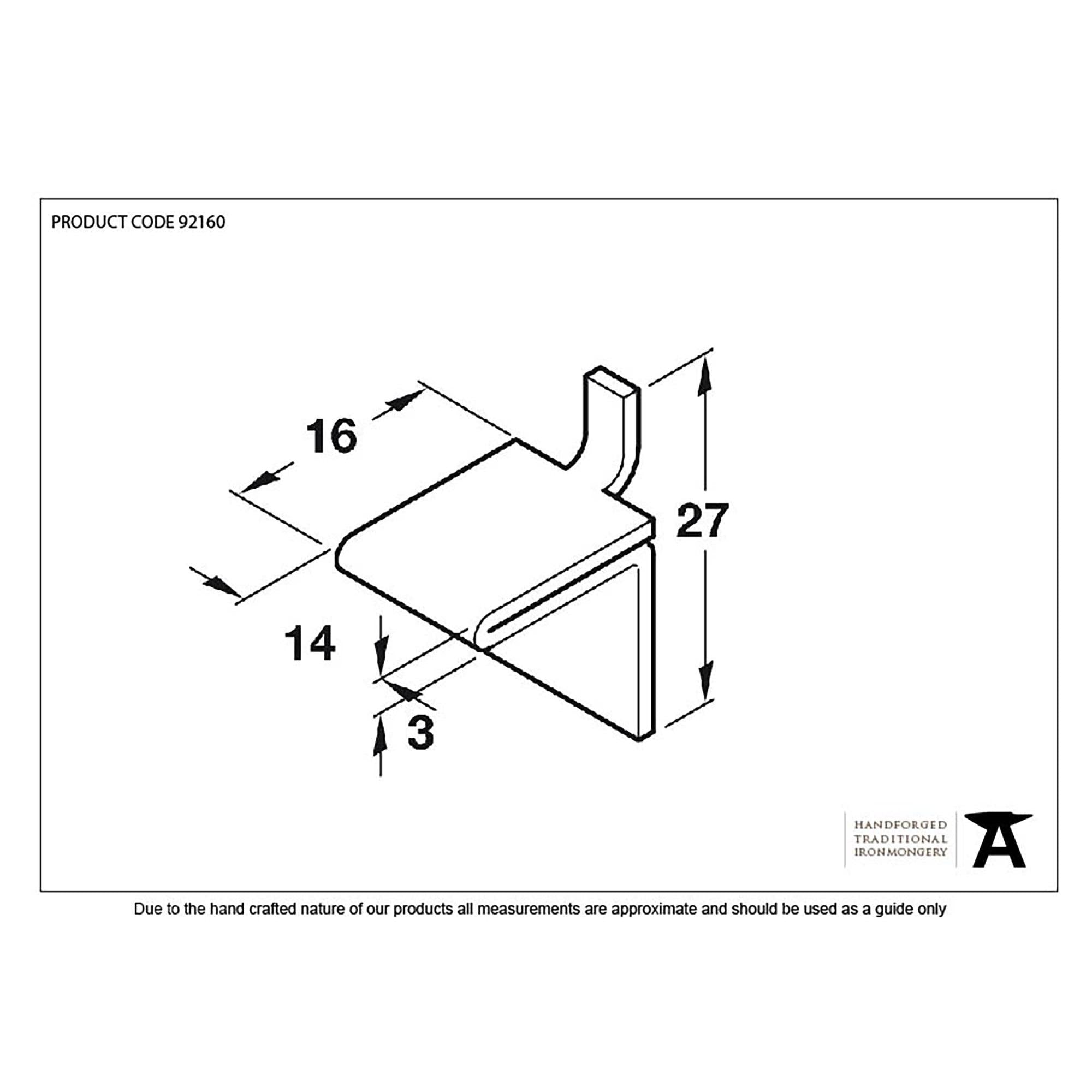 Black Double Stud for Flat Black Bookcase Strip | From The Anvil - Bookcase Studs - From The Anvil - Yester Home
