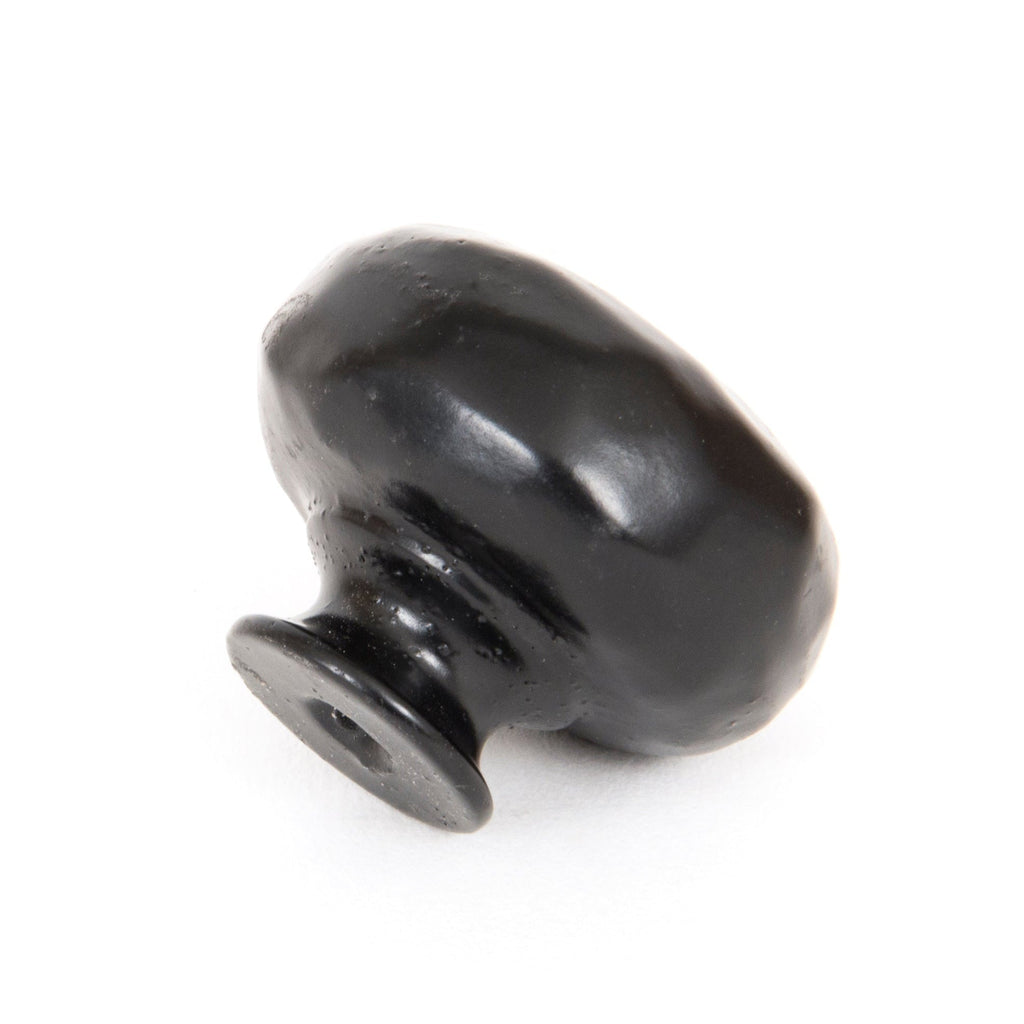 Black Elan Cabinet Knob - Large | From The Anvil-Cabinet Knobs-Yester Home