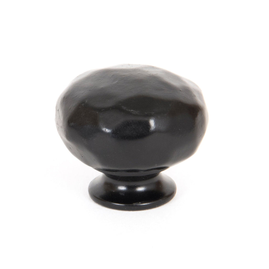 Black Elan Cabinet Knob - Small | From The Anvil-Cabinet Knobs-Yester Home