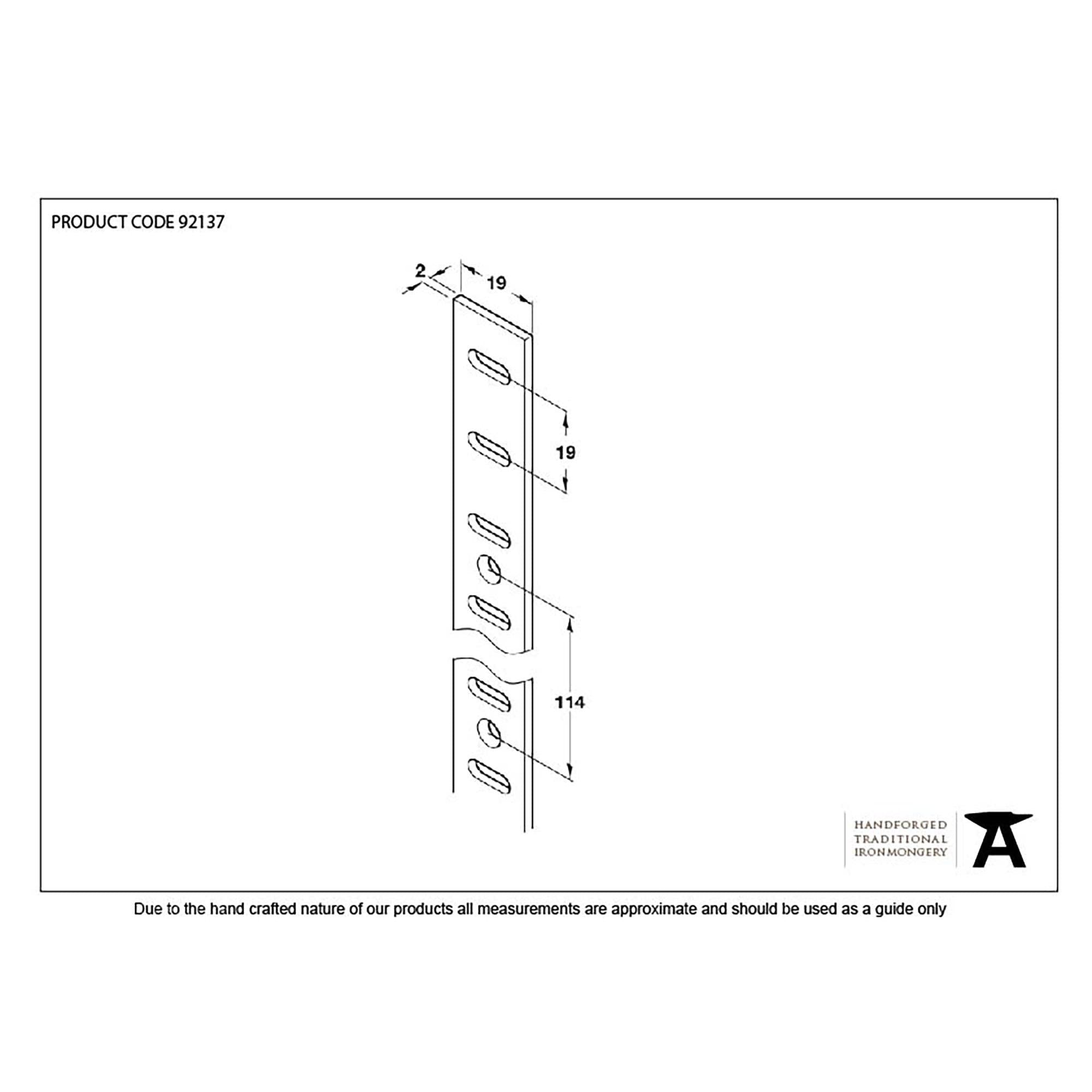 Black Flat Bookcase Strip 1.83m | From The Anvil - Bookcase Strips - From The Anvil - Yester Home