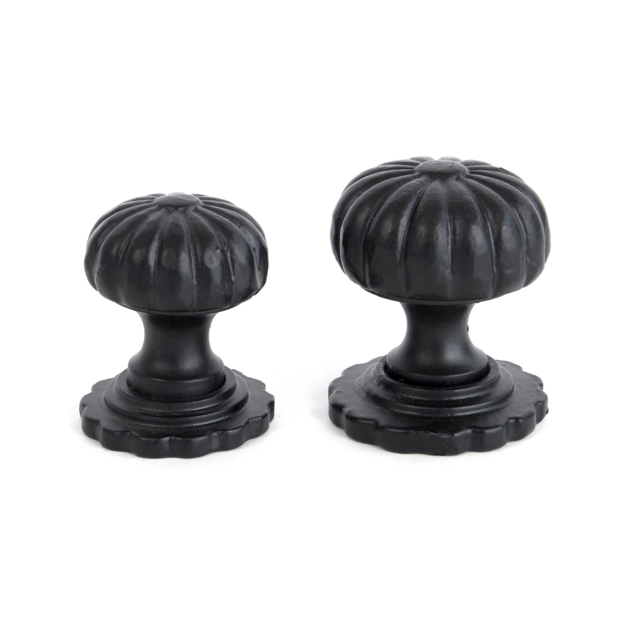 Black Flower Cabinet Knob - Large | From The Anvil - Cabinet Knobs - From The Anvil - Yester Home