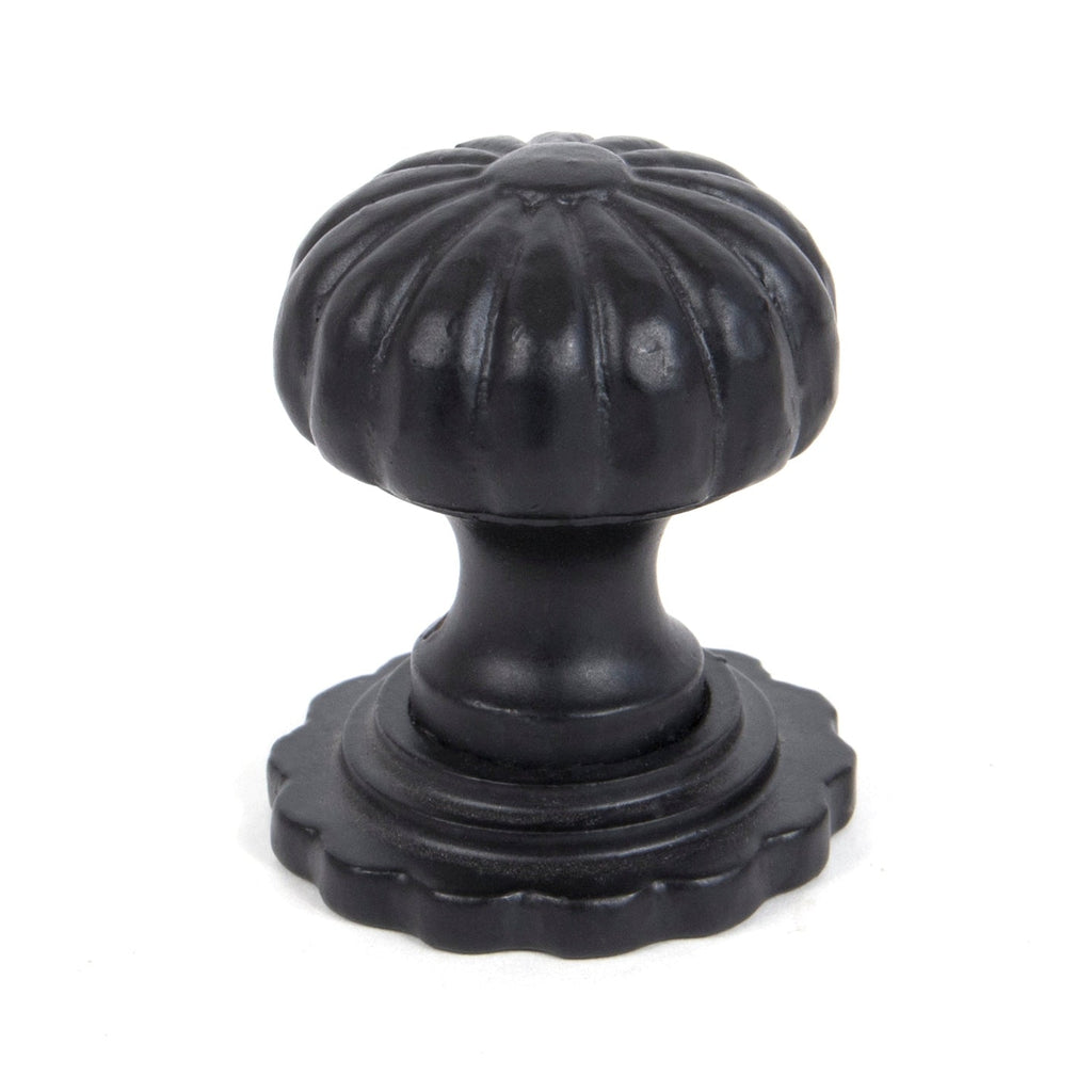 Black Flower Cabinet Knob - Large | From The Anvil-Cabinet Knobs-Yester Home